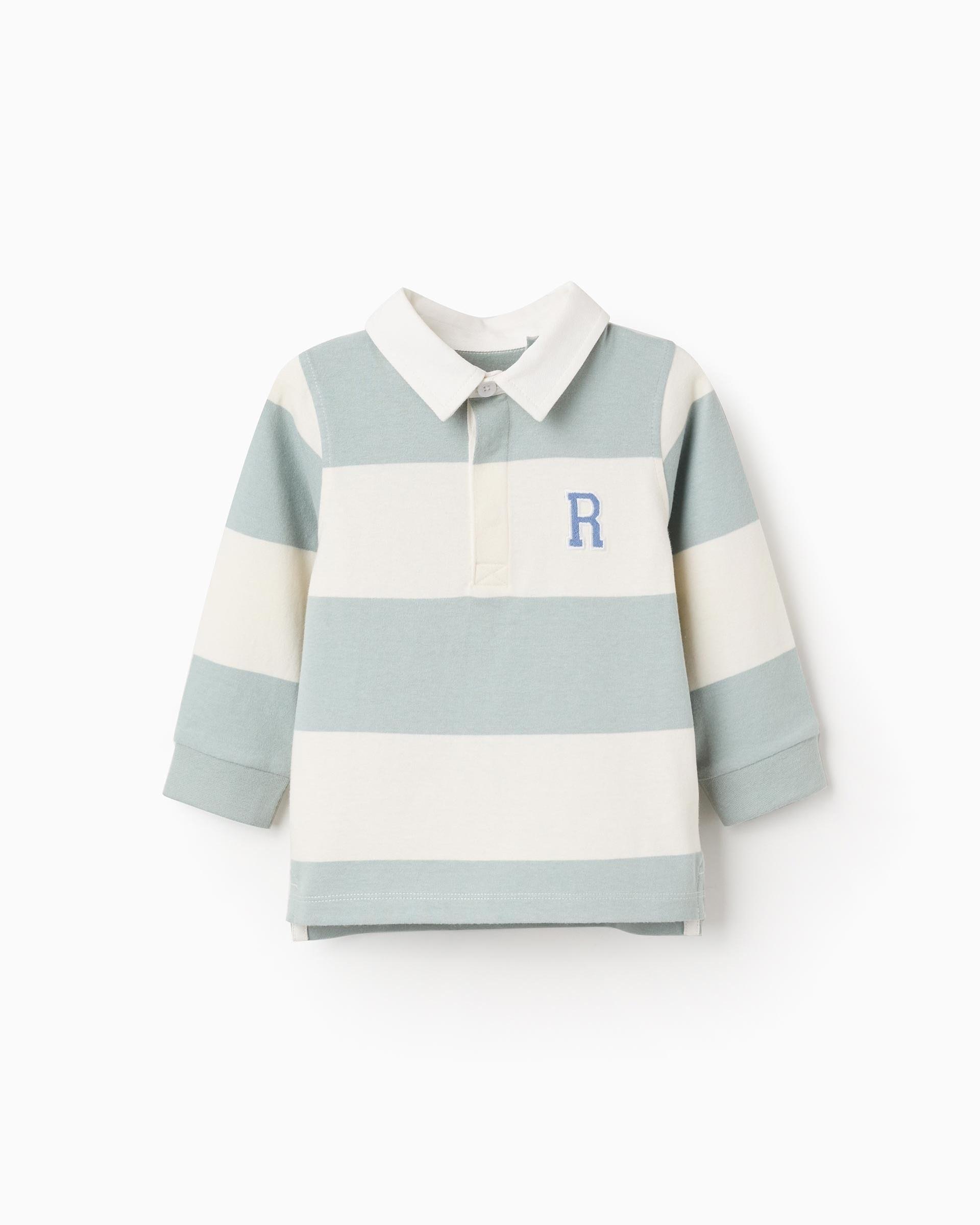 Polo de bebé niño 100% algodón a rayas