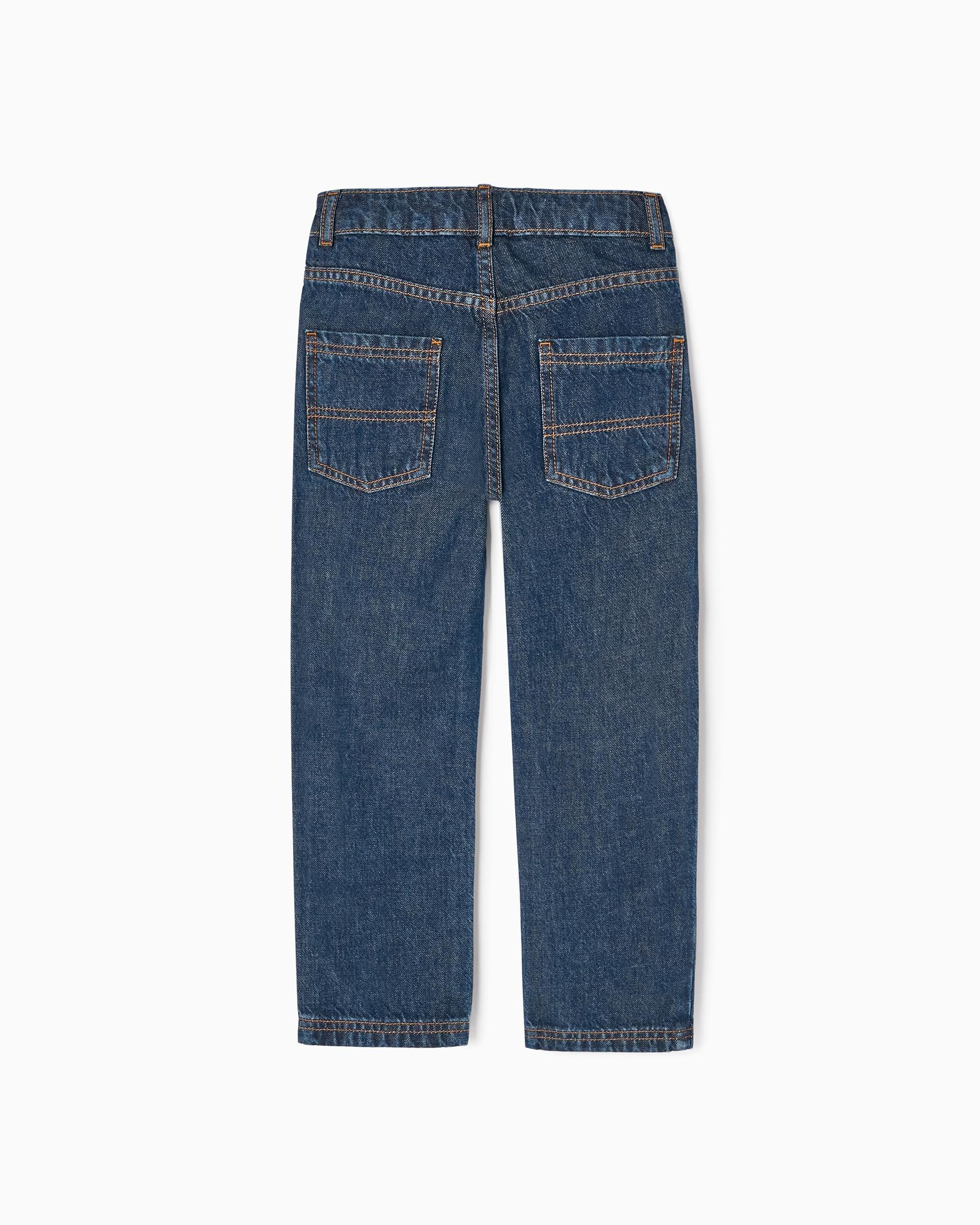 Vaquero de niño 100 % algodón straight fit - Zippy - Azul denim Azul denim-2