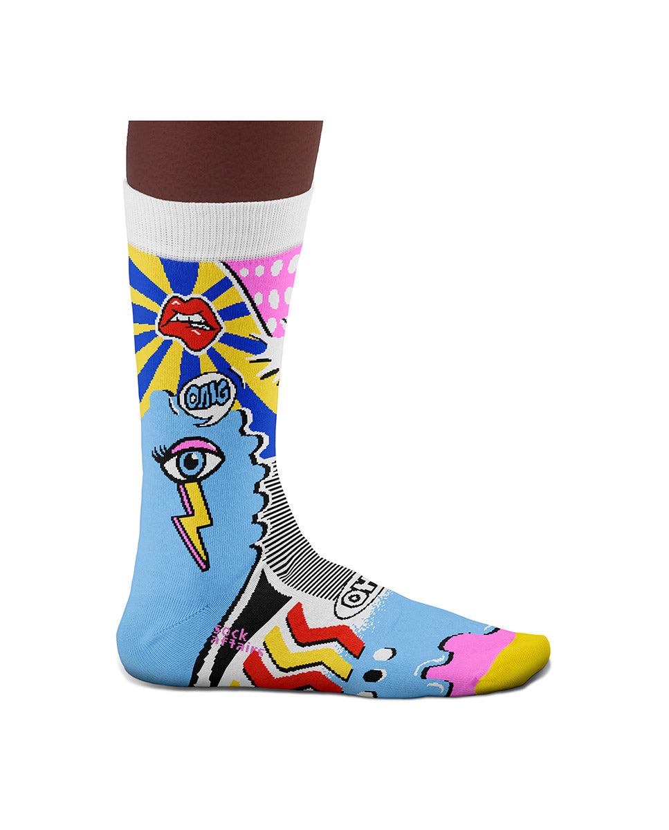 Calcetines de mujer Sock affairs Art pop art de algodón - Multicolor Multicolor-3