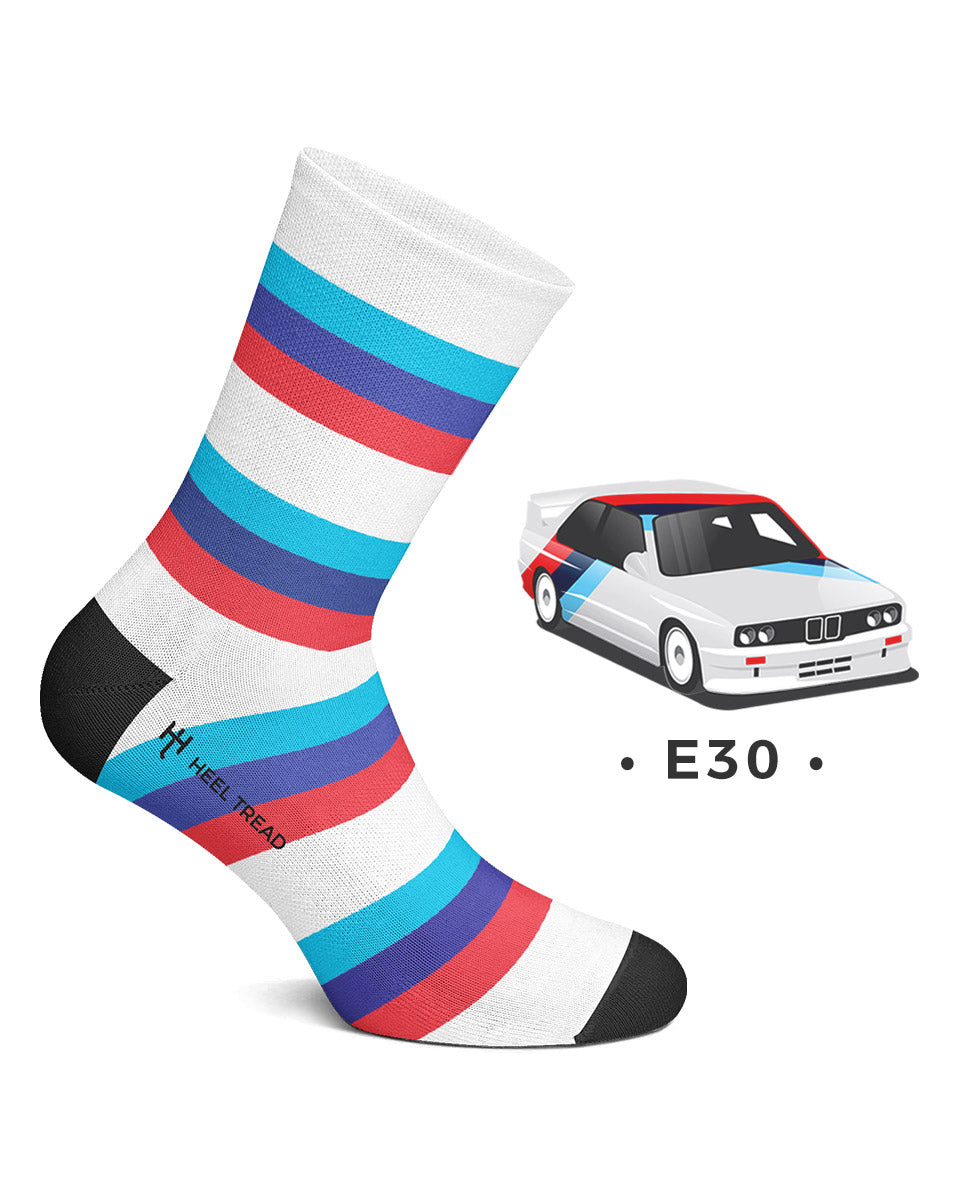Calcetines de hombre E30 cortos - Heel Tread - Multicolor Multicolor-3