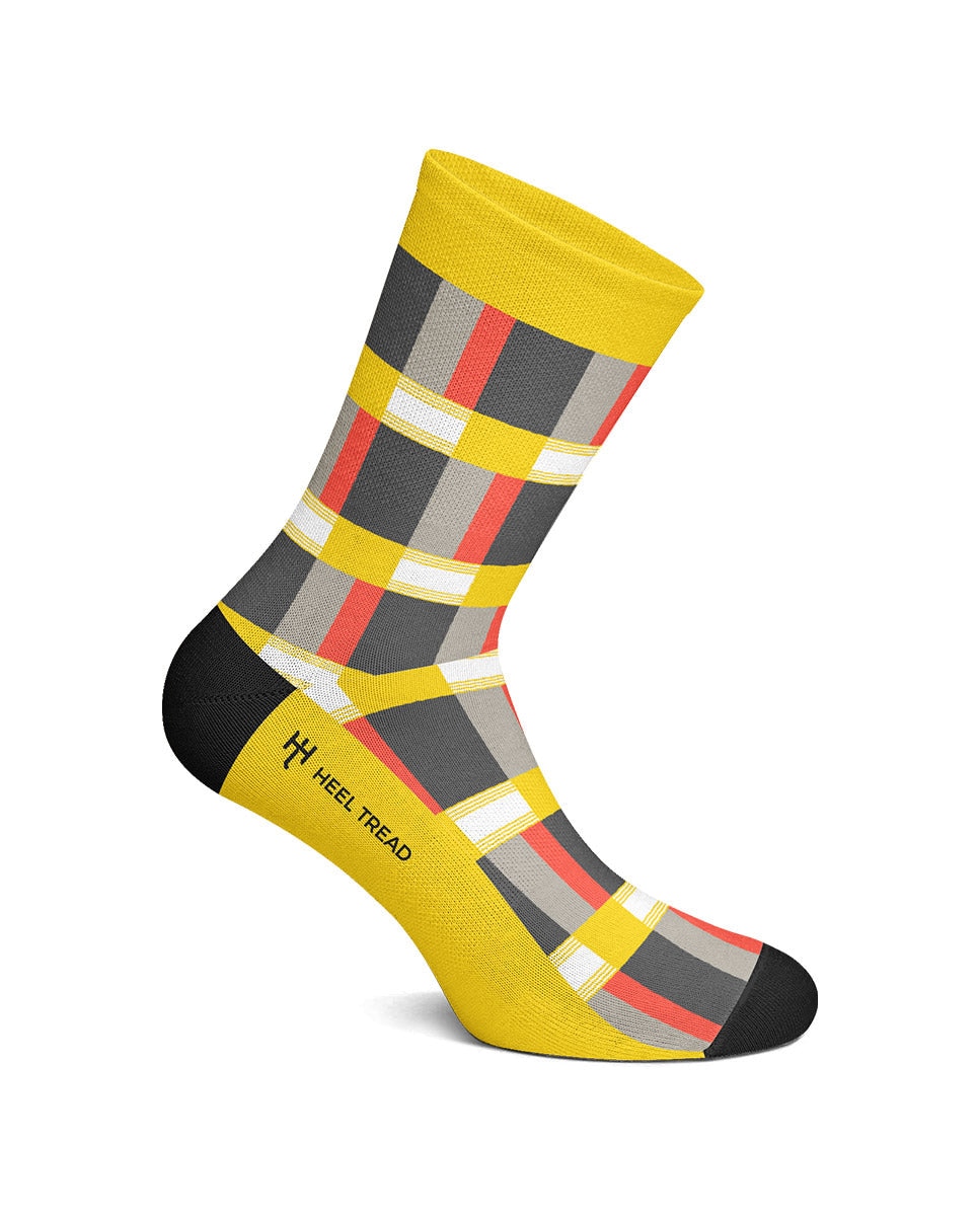 Imagen 0 de Calcetines de hombre Quattro cortos en color amarillo Amarillo