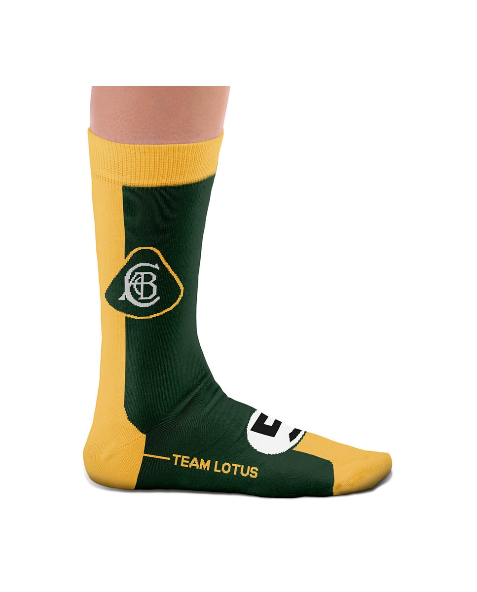 Imagen 0 de Calcetines de hombre Lotus 49 cortos en color verde Verde oscuro