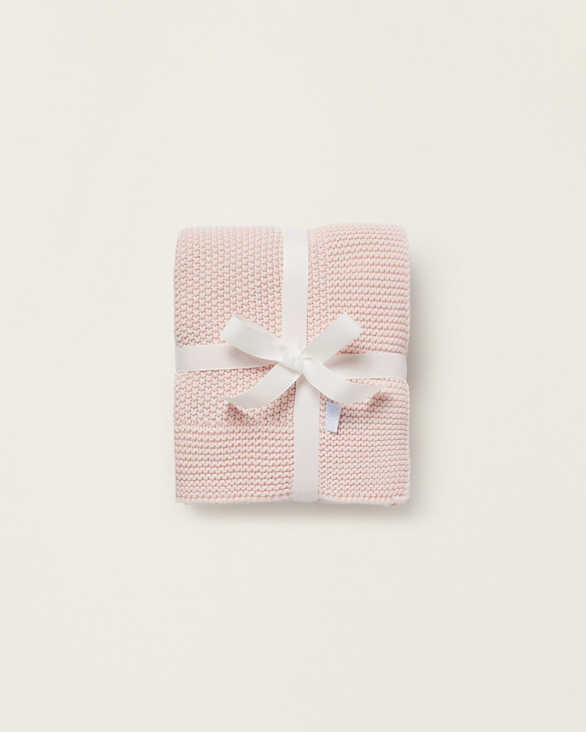 Manta de punto 75 x 90 Zippy - Gris Rosa-1
