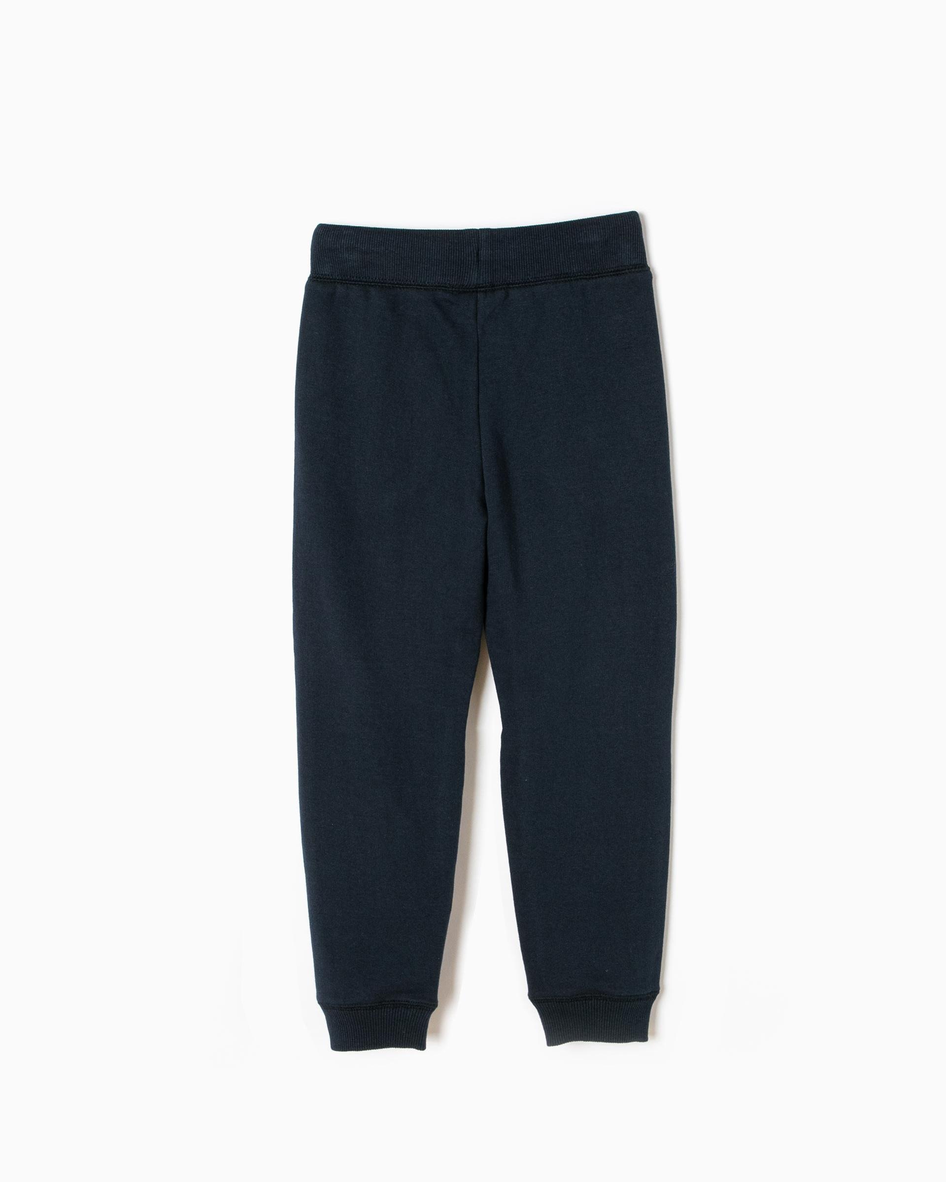 Pantalones de niño cintura elástica con cordón - Zippy - Azul marino Azul marino-2