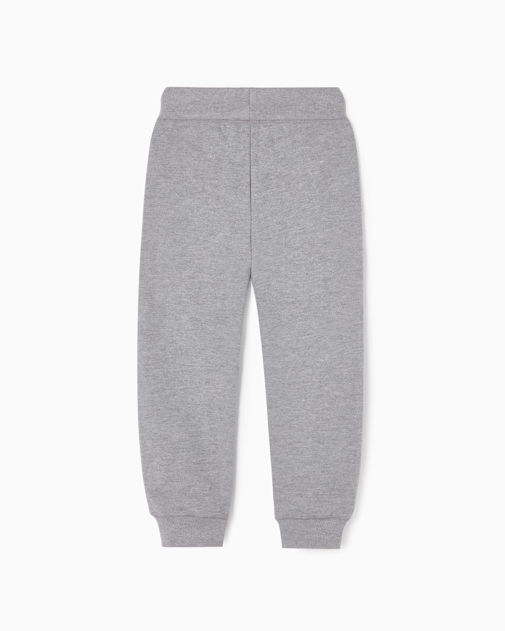 Pantalones de niño cintura elástica con cordón - Zippy - Gris Gris-2