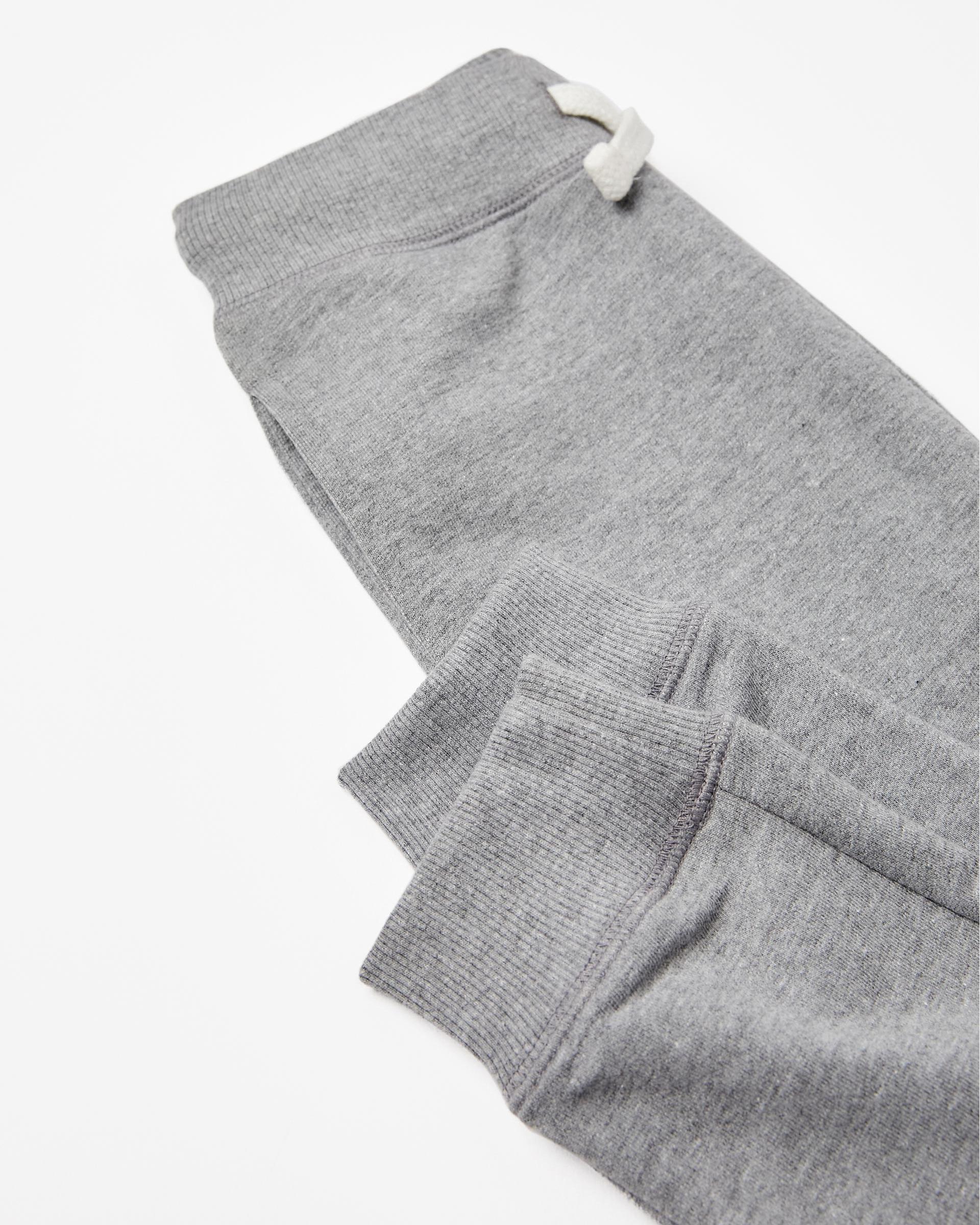 Pantalones de niño cintura elástica con cordón - Zippy - Gris Gris-3