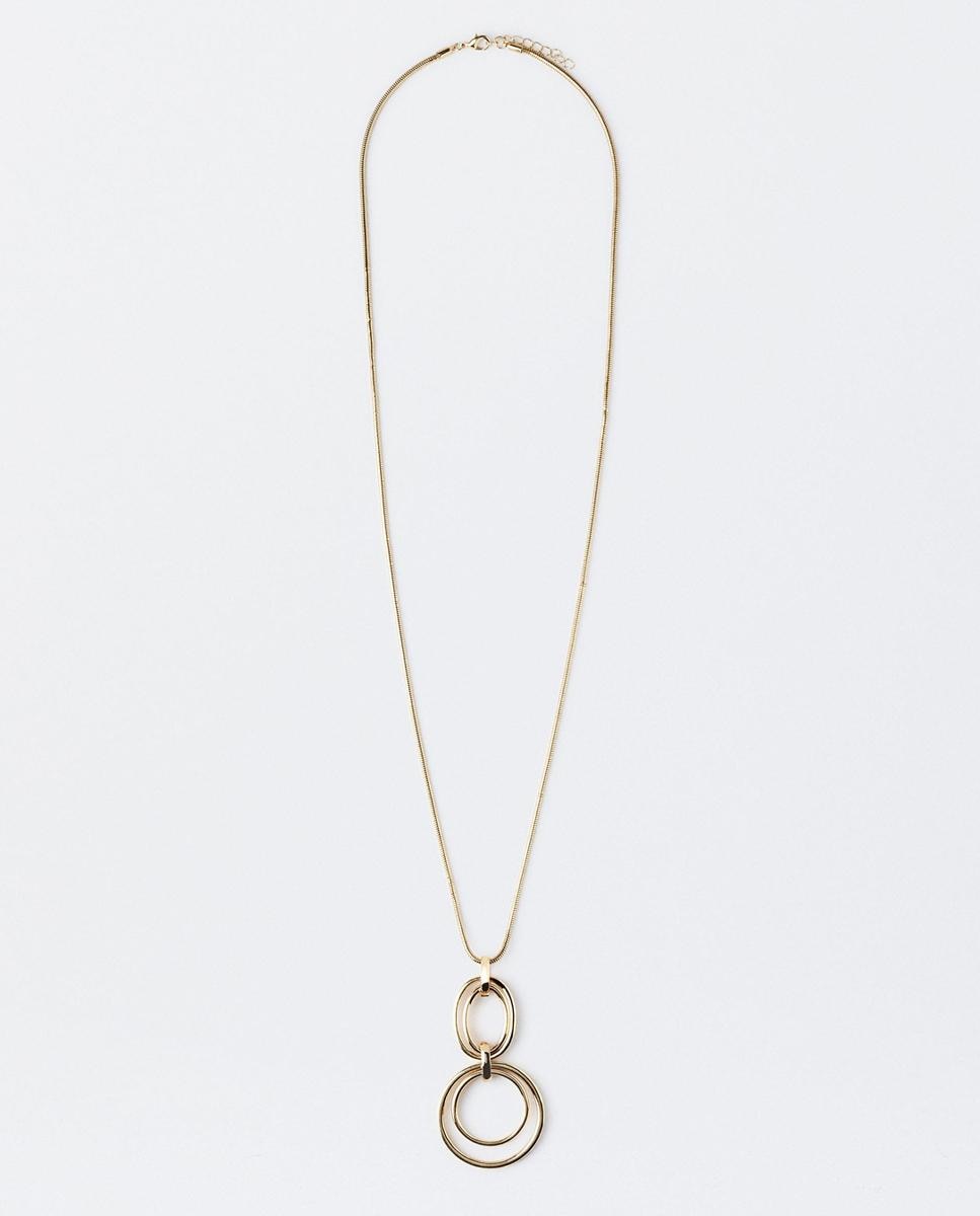 Imagen 1 de Collar con abalorio en - Parfois - Dorado Dorado