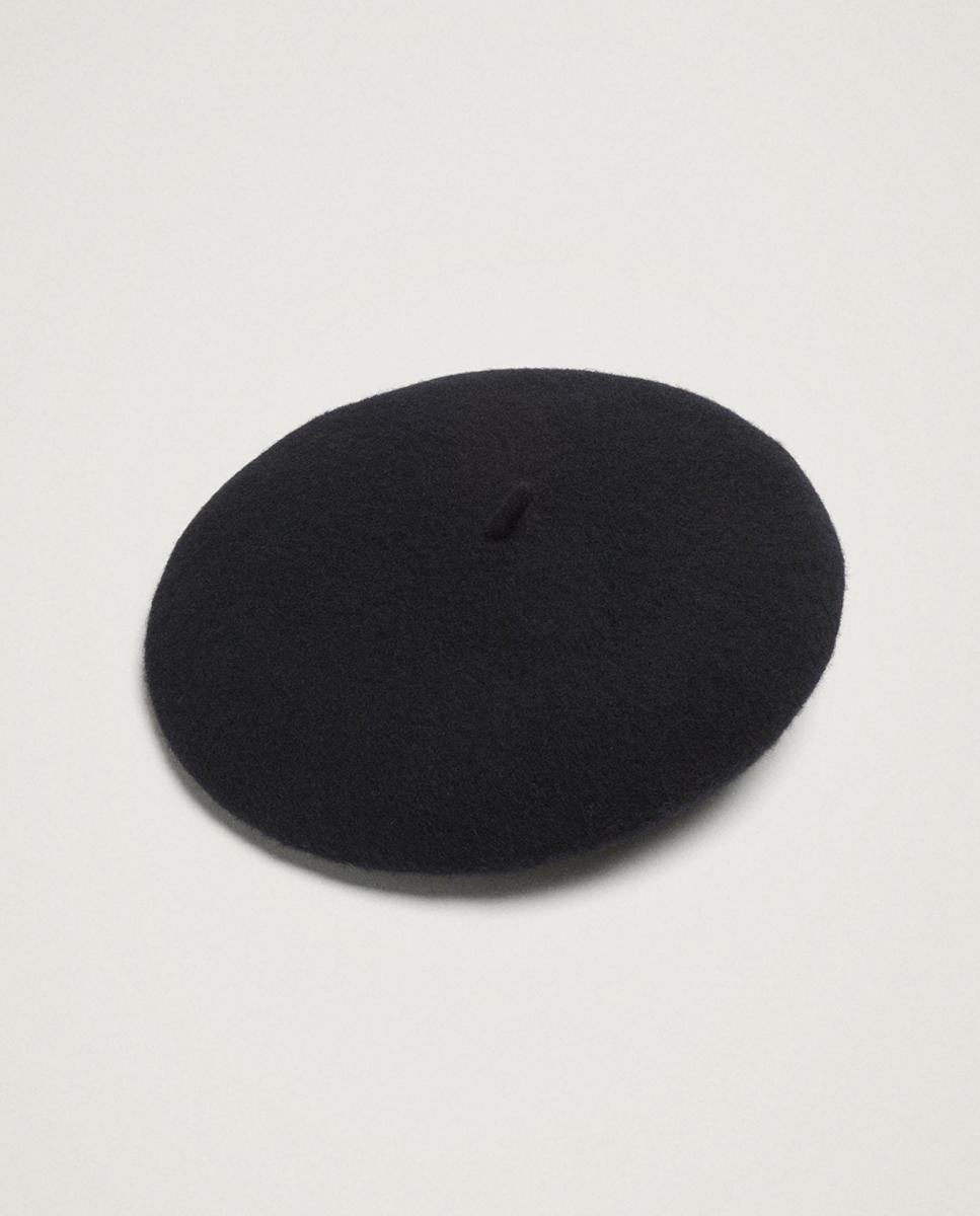 Boina de mujer de lana en liso - Parfois - Negro Negro-3