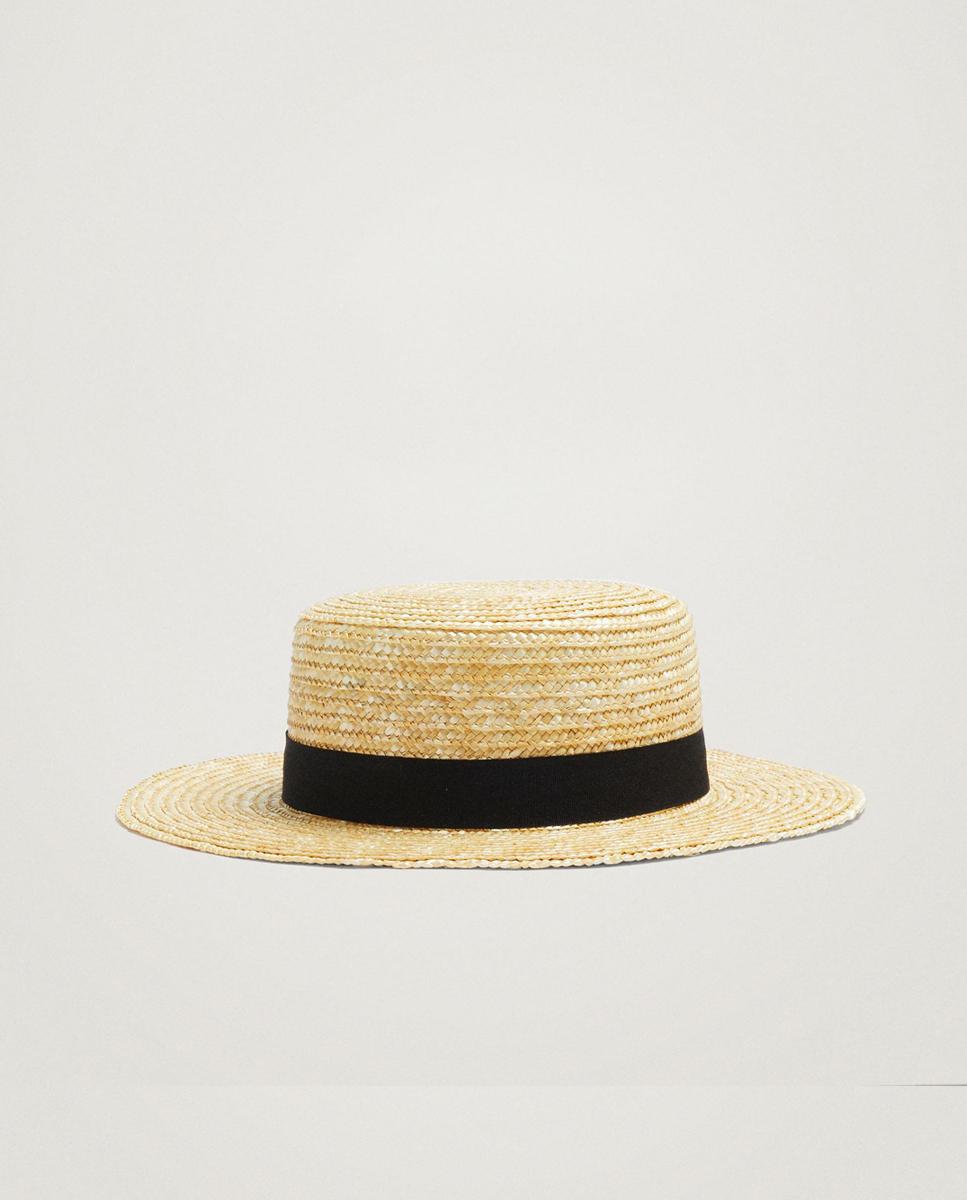 Imagen 0 de Sombrero de mujer de paja en beige Beige