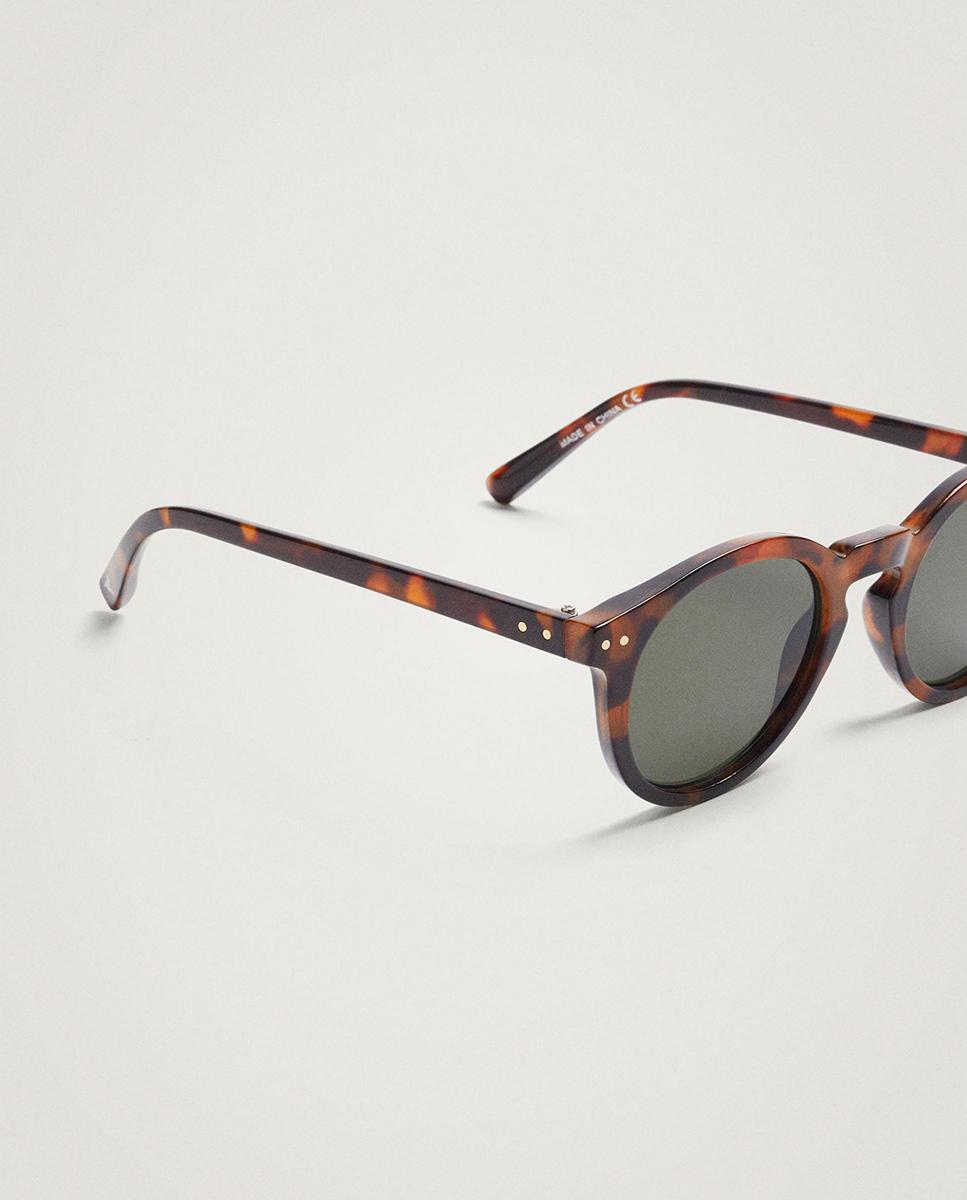 Gafas de sol de mujer con protección uv y forma redonda en - Parfois - Marrón Marrón-3