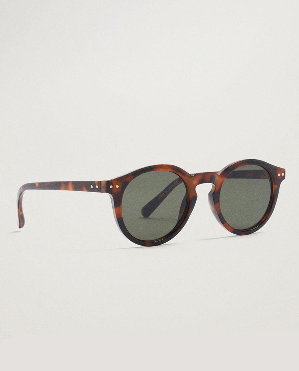 Gafas de sol de mujer con protección uv y forma redonda en - Parfois - Marrón Marrón-2