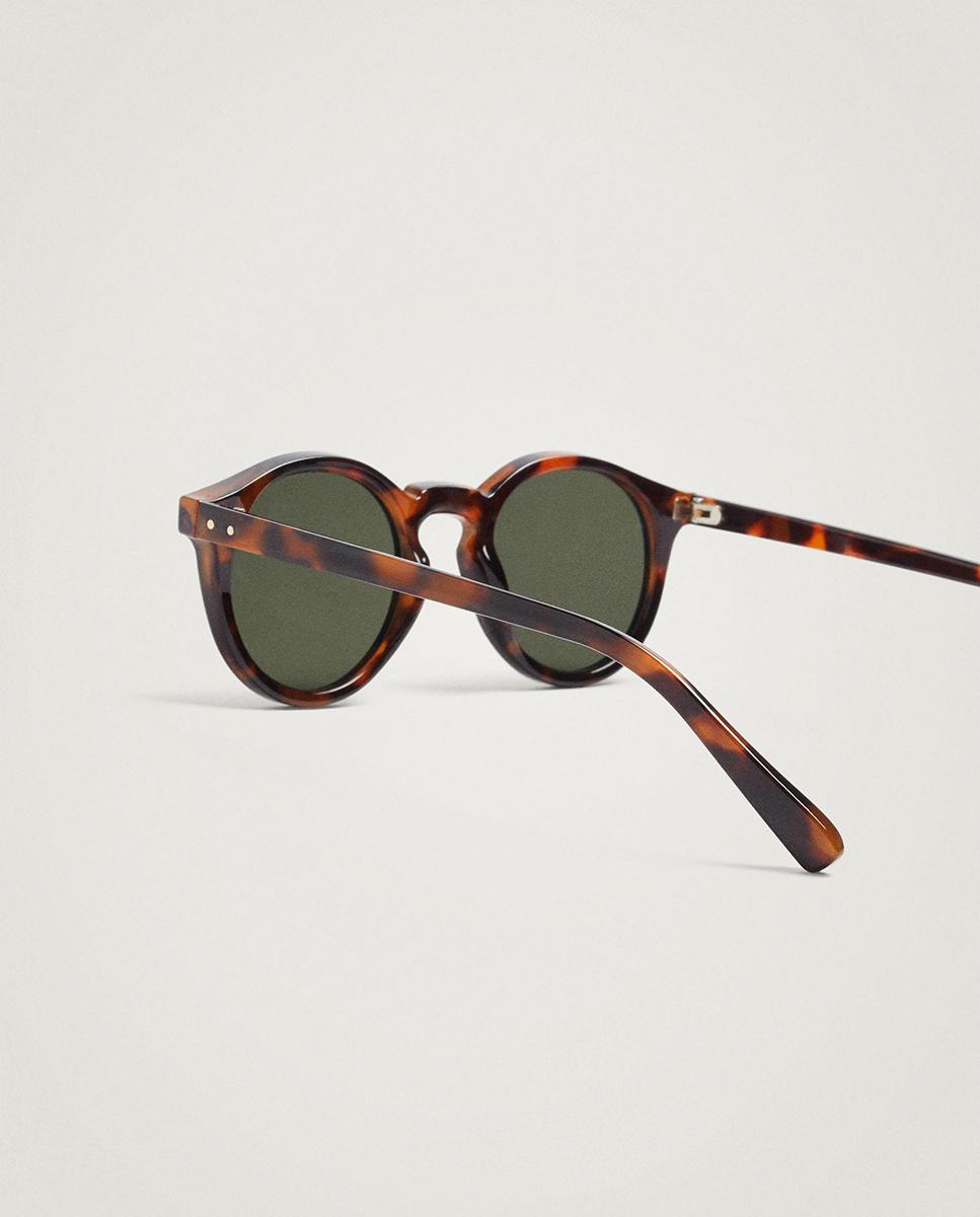Gafas de sol de mujer con protección uv y forma redonda en - Parfois - Marrón Marrón-4