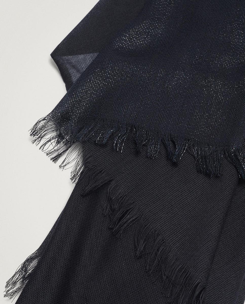 Pañuelo liso con pespuntes - Parfois - Negro Negro-2