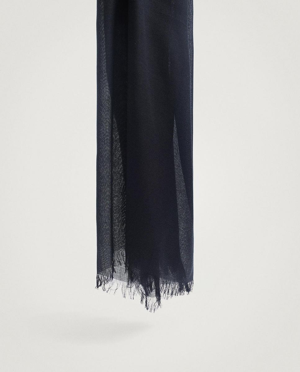 Pañuelo liso con pespuntes - Parfois - Negro Negro-3
