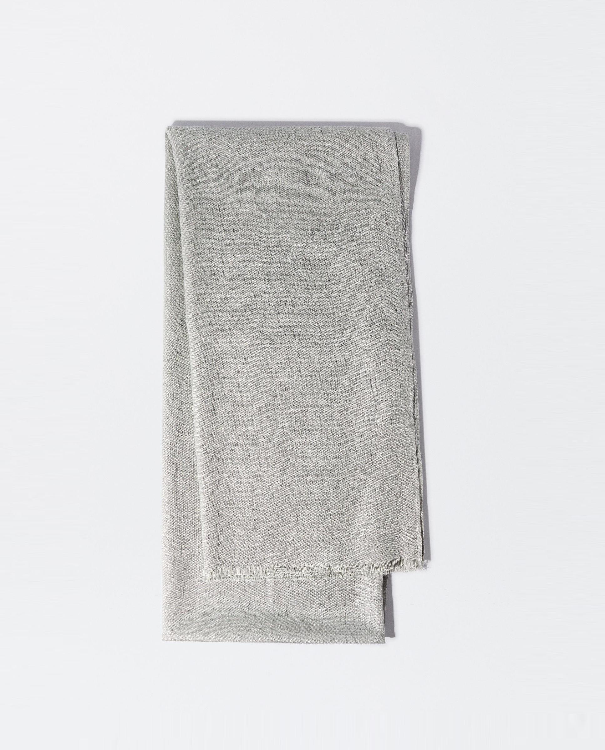 Pañuelo liso con punteado - Parfois - Marrón oscuro Plata-1