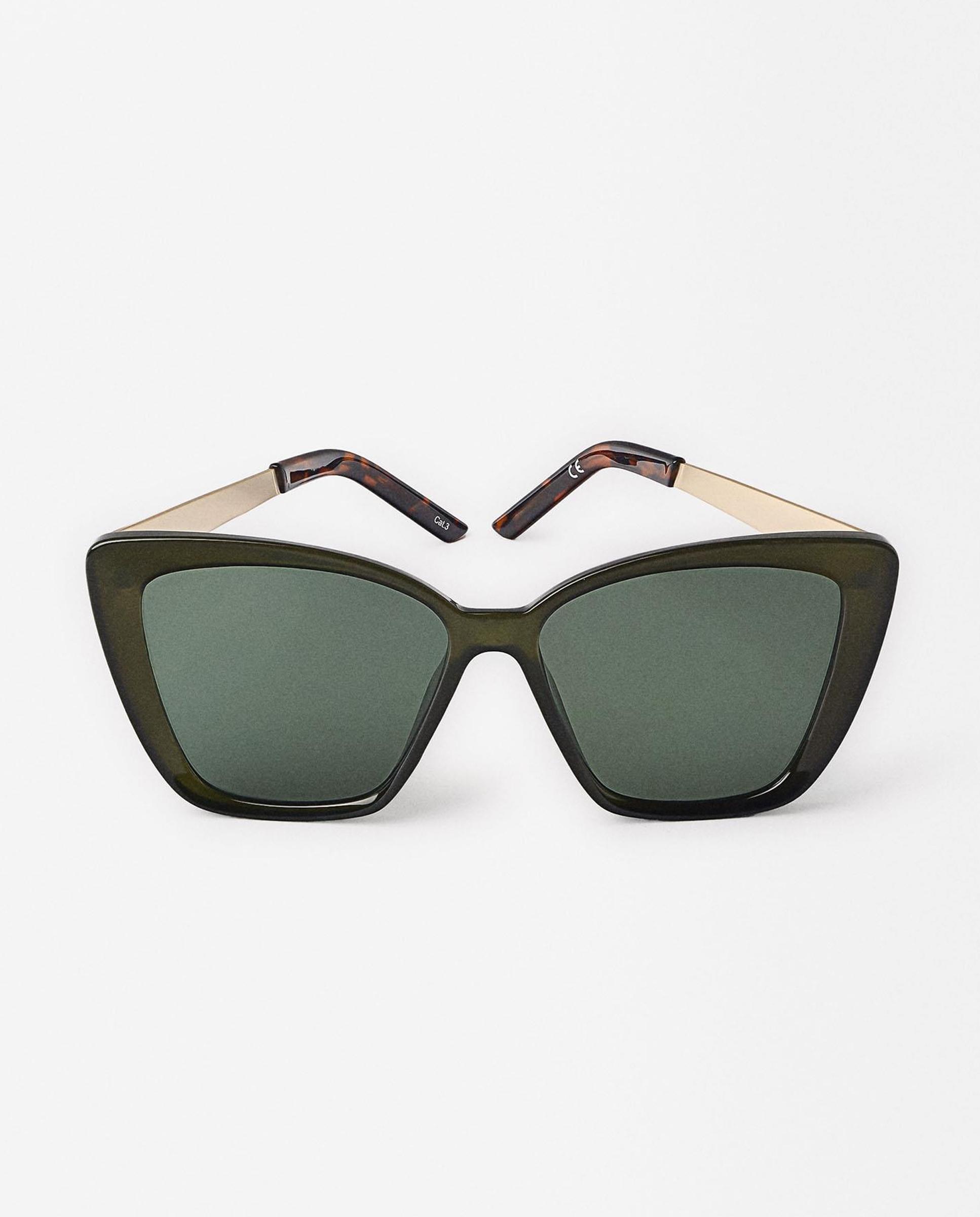 Gafas de sol de mujer Parfois con proteccion UV y forma de mariposa en verde Parfois El Corte Ingles