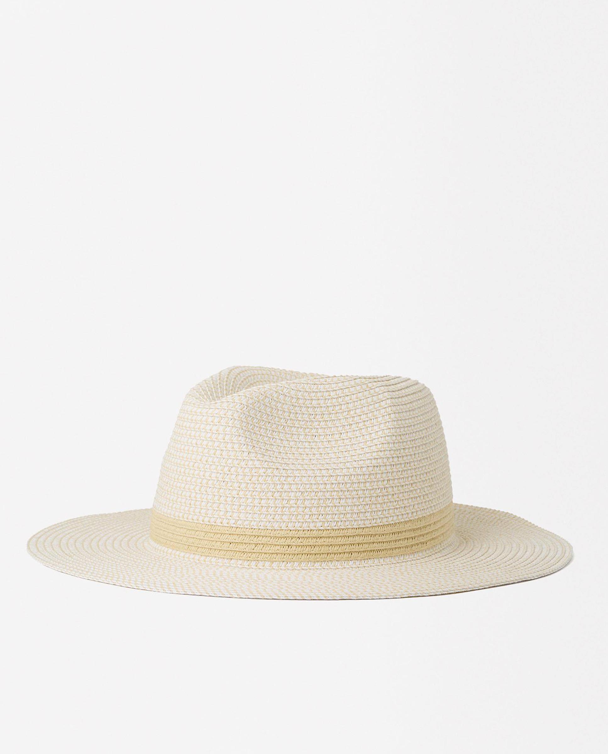 Sombrero de mujer de punto con tira decorativa - Parfois - Blanco Blanco-1