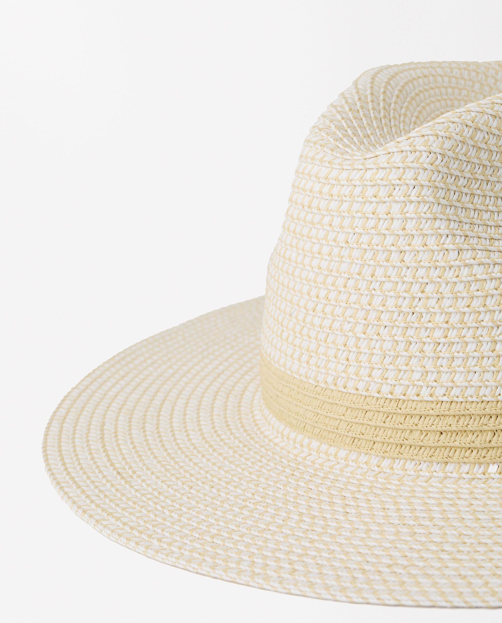 Sombrero de mujer de punto con tira decorativa - Parfois - Blanco Blanco-3