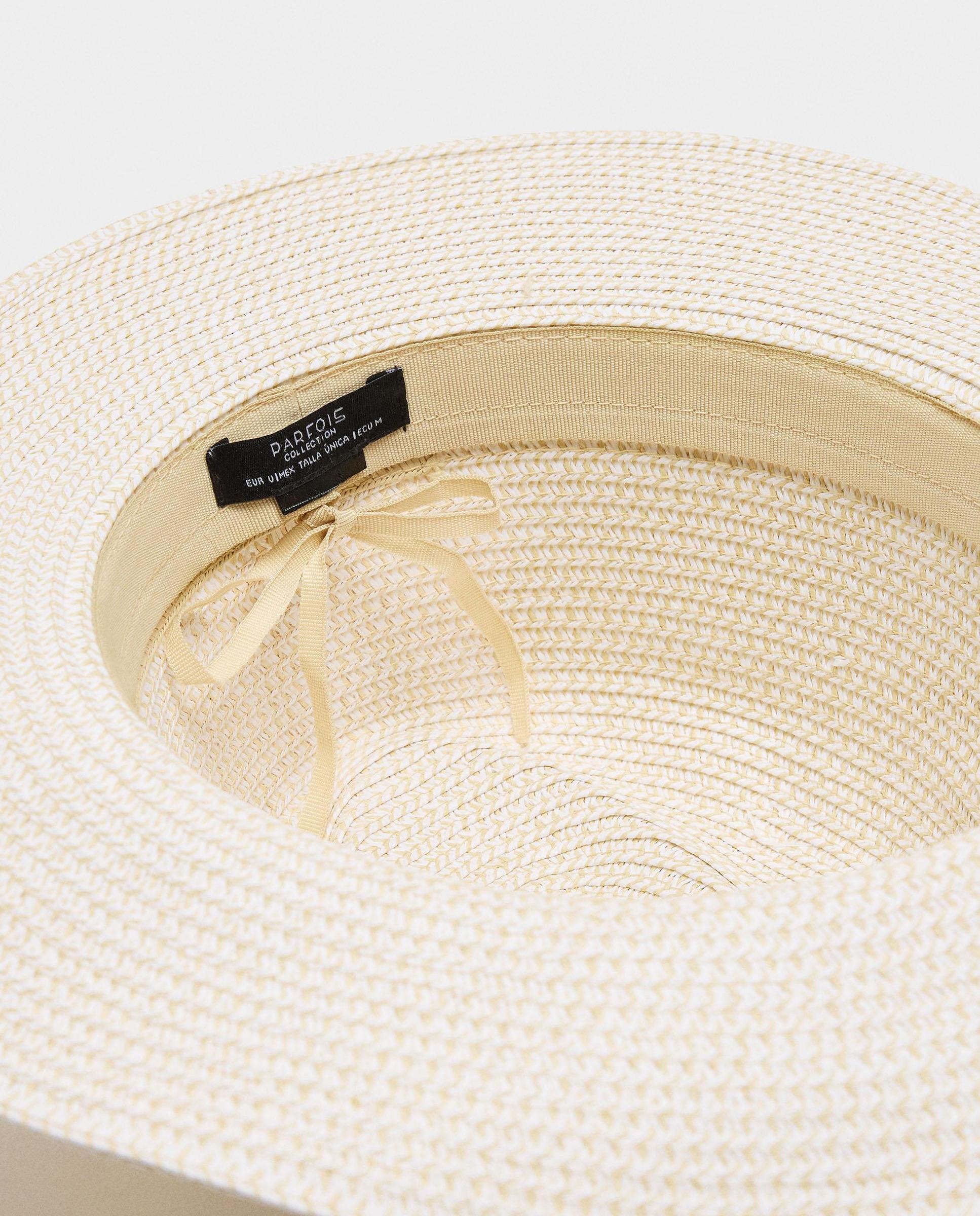 Sombrero de mujer de punto con tira decorativa - Parfois - Blanco Blanco-4
