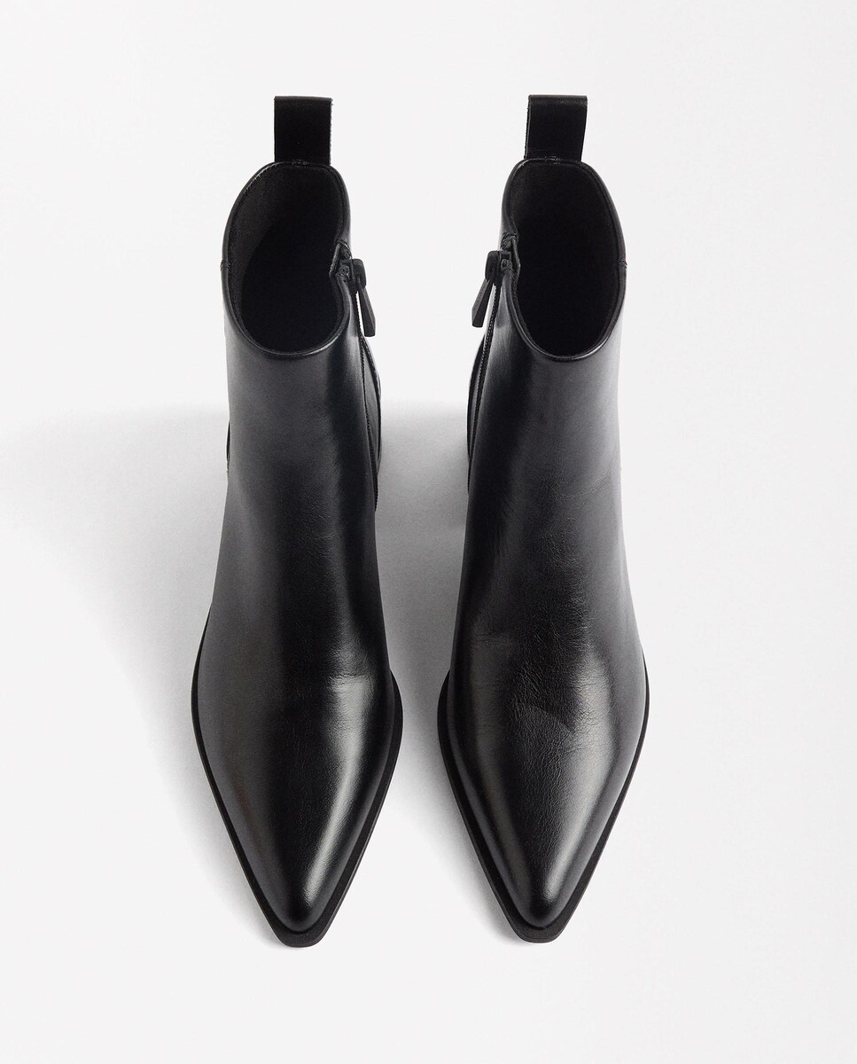 Tacon Fino Botin Negro Tacon Zara Botas Botines Zara Tacon BOTÍN