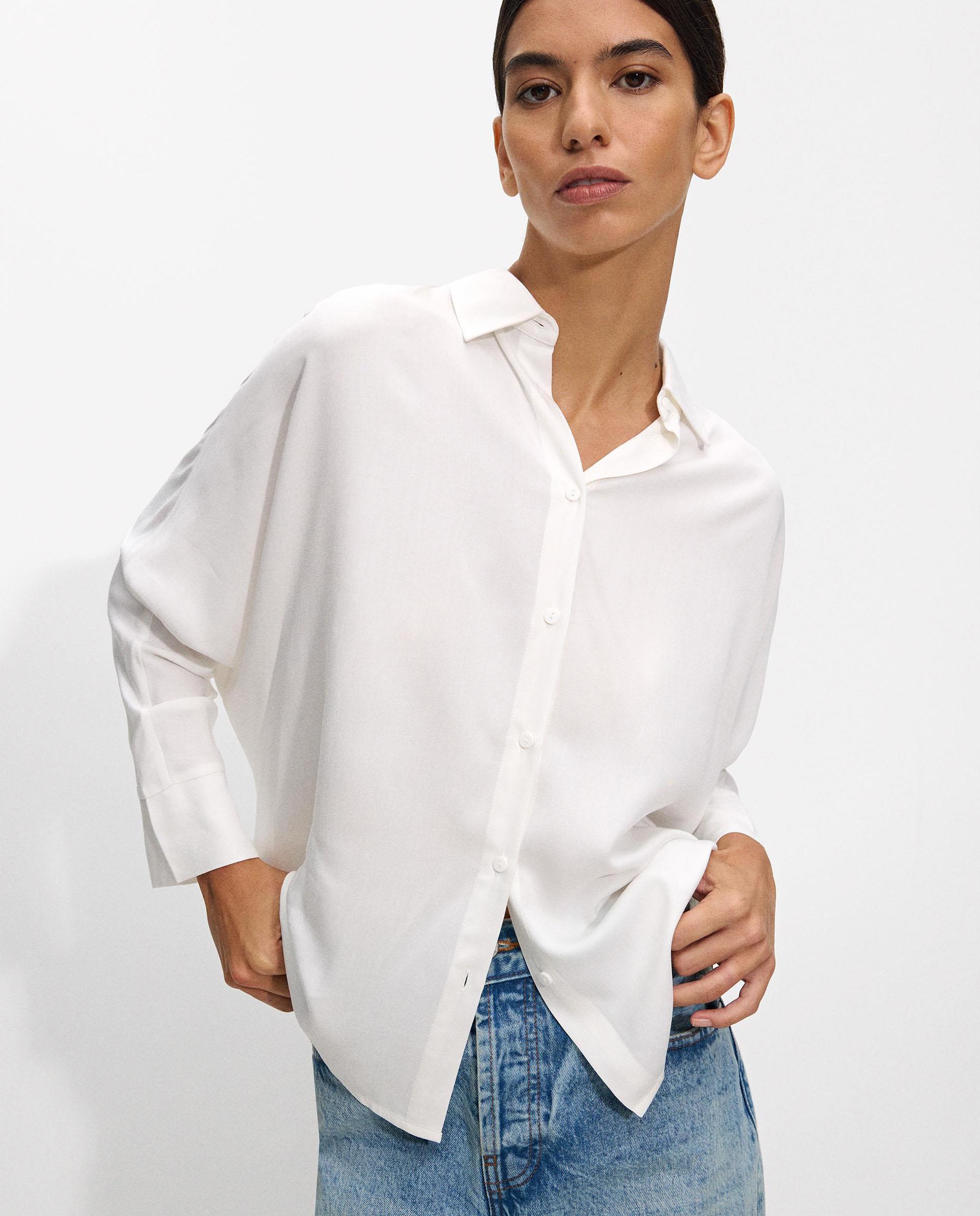 Parfois - Camisa de mujer de manga larga en liso.