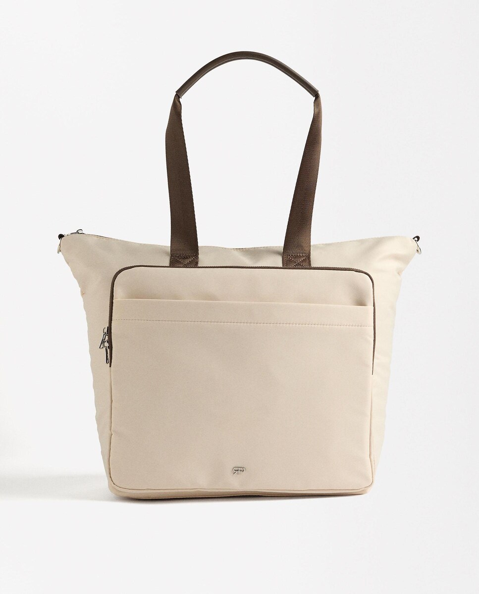 Bolsa de viaje con capacidad de 10 L con asa de bandolera y cierre