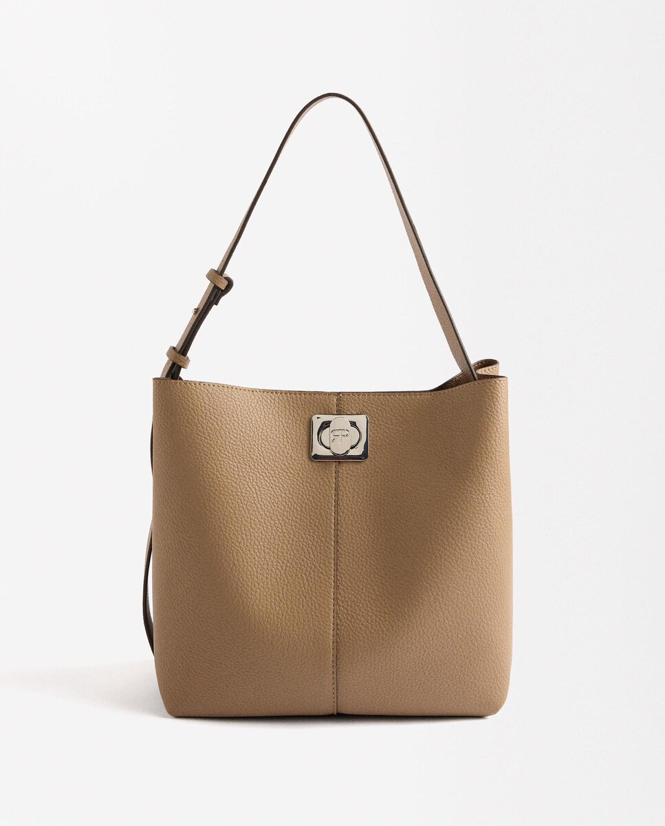 Bolso Tote Bolsos Marrones Parfois Bolso Parfois Marron Bolso De