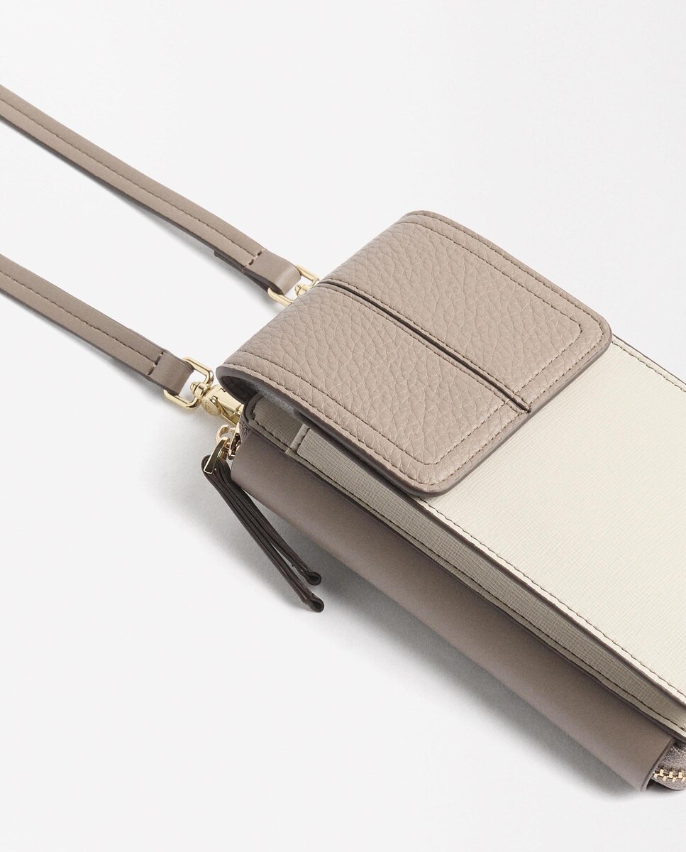 Bolsos Bandolera Bolsos Movil Zara PORTAMÓVIL BÁSICO Blanco Crudo