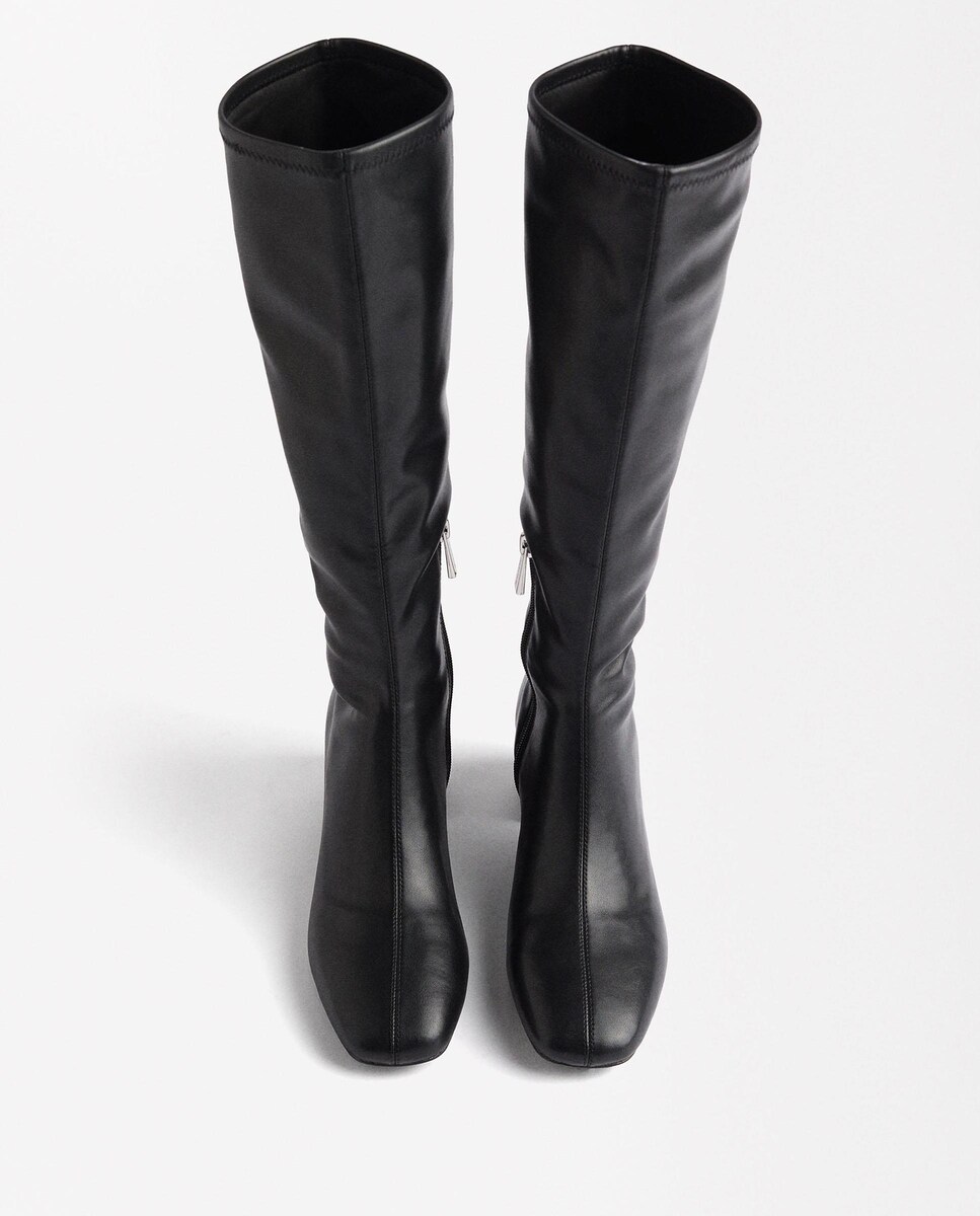 Cortes Mujer Altas Botas Negras Botas Planas Botas Altas De Mujer