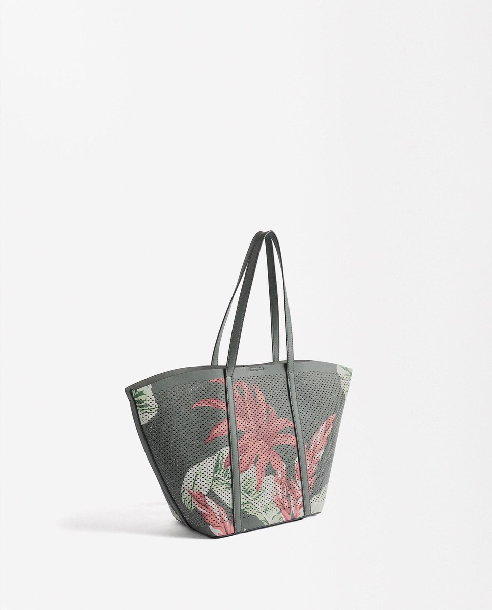 Reversible Parfois Shopper Hospital Bolso Negro PequeÃ±o Parfois