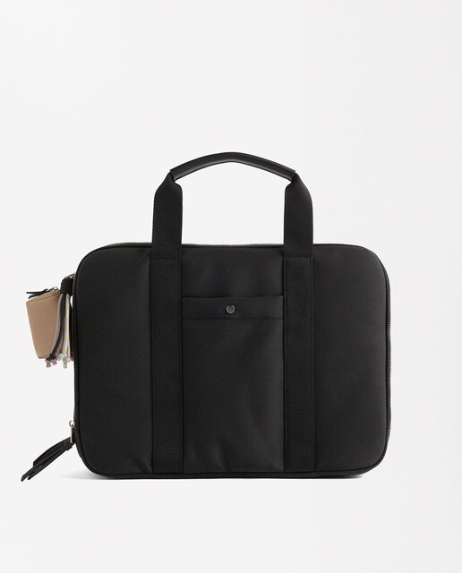Imagen 0 de Portadocumentos de mujer para portátil de 13" convertible a bandolera con monedero extraíble con cremallera