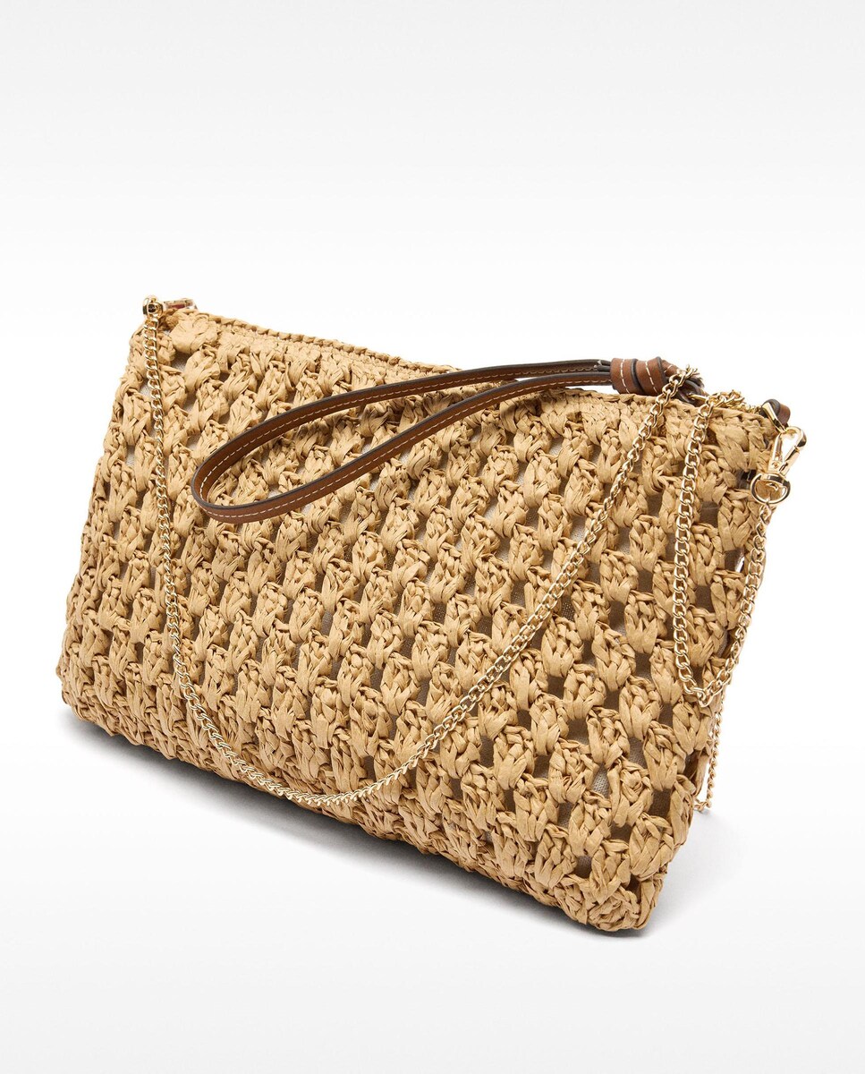 Bolso Tote Bolso De Mano Rafia Parfois Bolsos Parfois Carteras De Mano De  Mujer De Rafia Bolsos Parfois