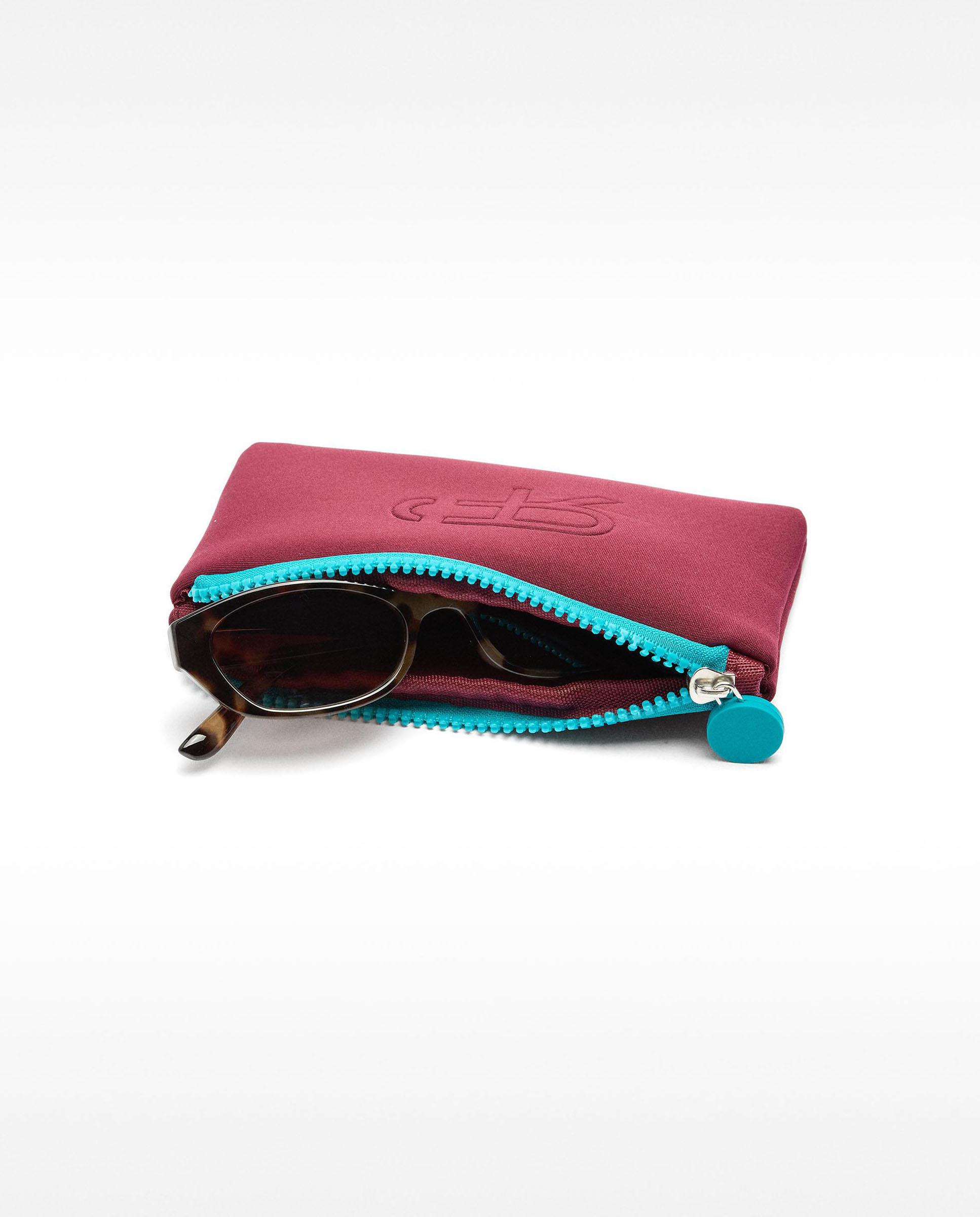 Gafas de sol de mujer con protección uv y forma geométrica en liso - Parfois - Marrón Marrón-2