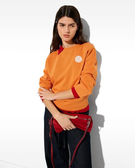 Imagen 0 de Sudadera de mujer sin capucha en liso