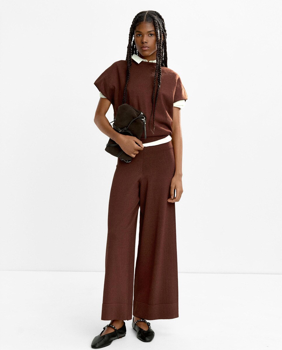 Pantalon Ancho Pantalones Pata Elefante Mujer Pantalón Ancho