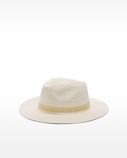Imagen 0 de Sombrero de mujer efecto rafia en liso