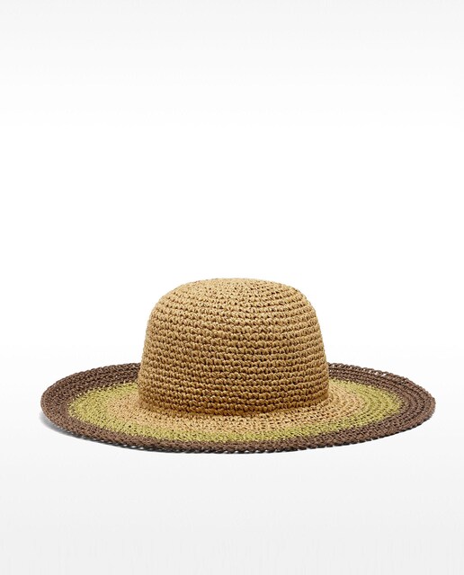 Imagen 0 de Sombrero de mujer efecto rafia en varias tonalidades