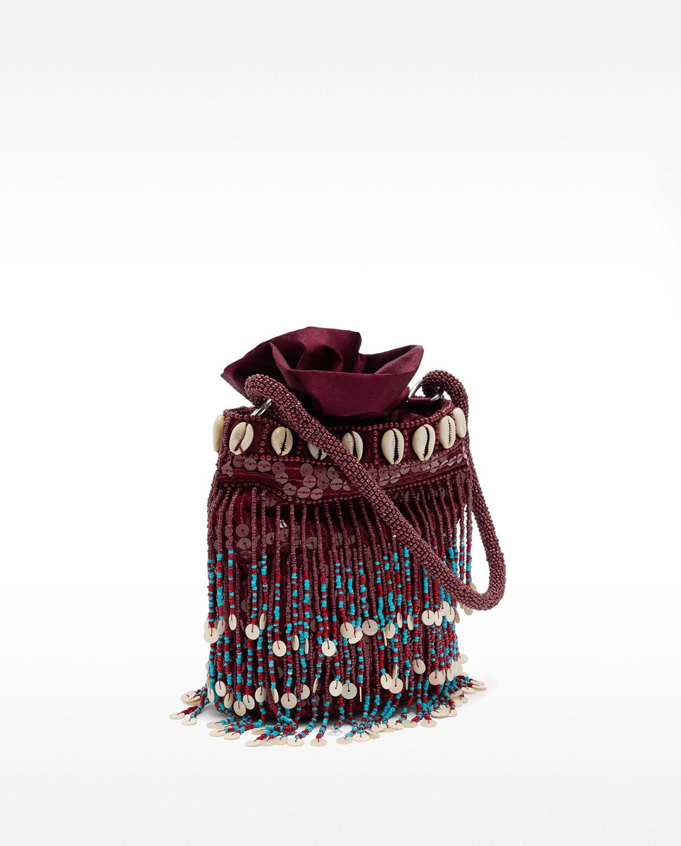 Bolso Fucsia Clutch Fiesta Parfois Bolso Abanico Bolsos De Mano De