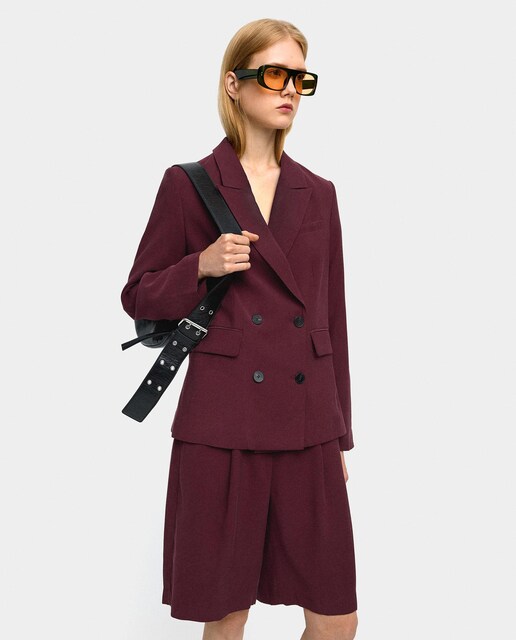 Imagen 0 de Blazer de mujer con solapas en liso