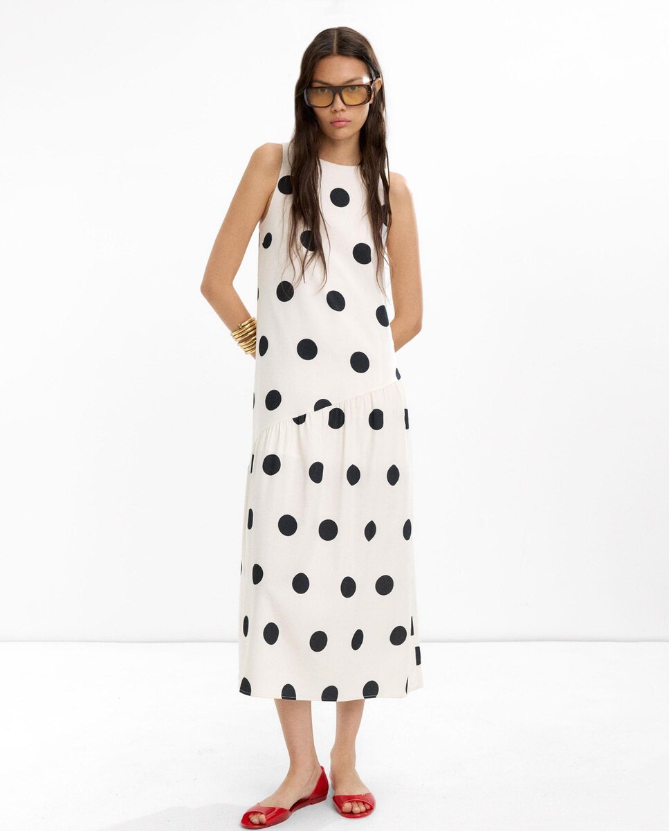 Vestido Largo Vestidos Blanco Y Negro El Corte InglÃ©s Vestido