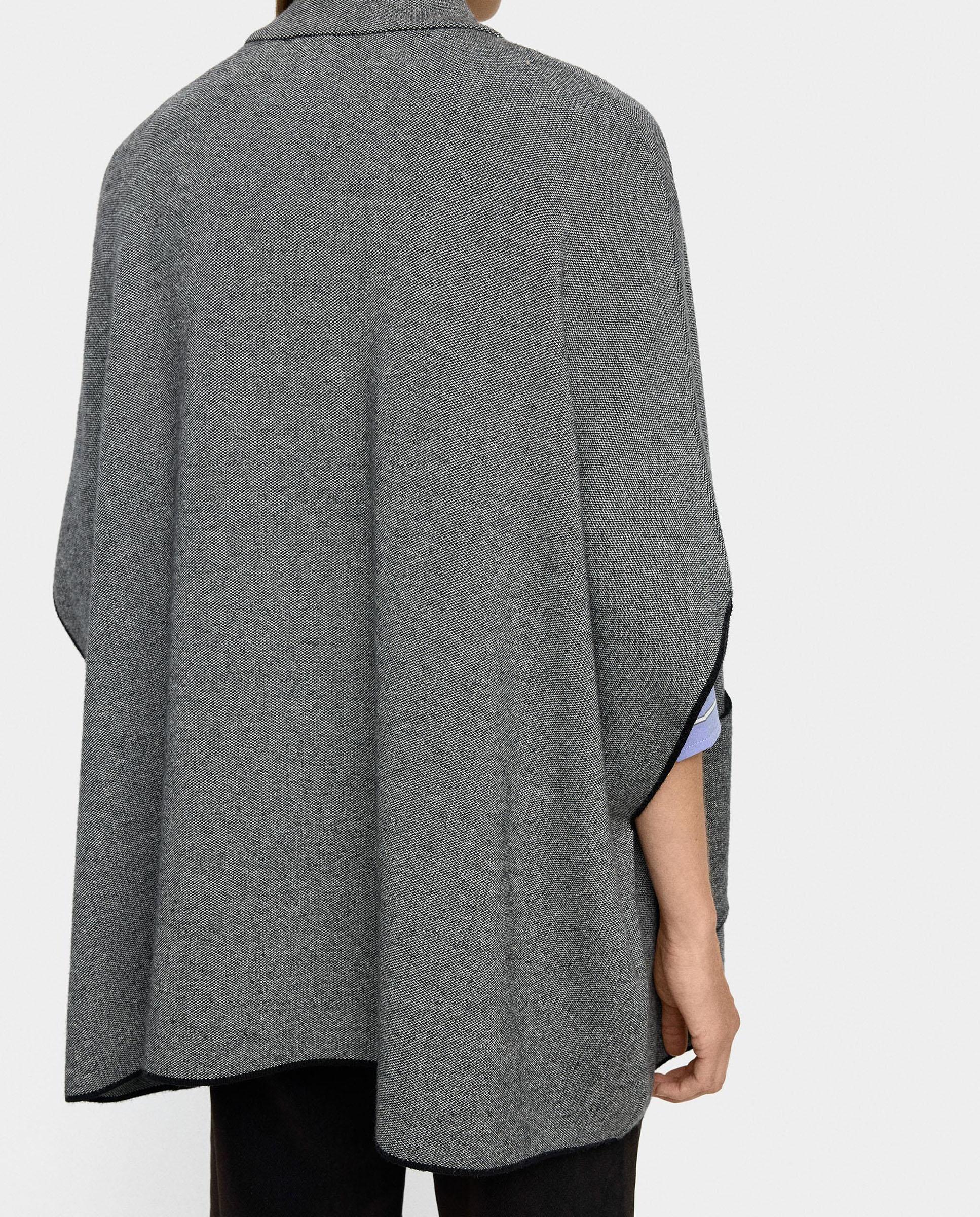 Imagen 5 de Capa de fiesta de mujer de punto con hebilla decorativa en liso - Parfois - Gris Gris
