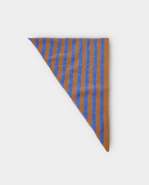 Imagen 0 de Chal 100% lana con estampado de rayas