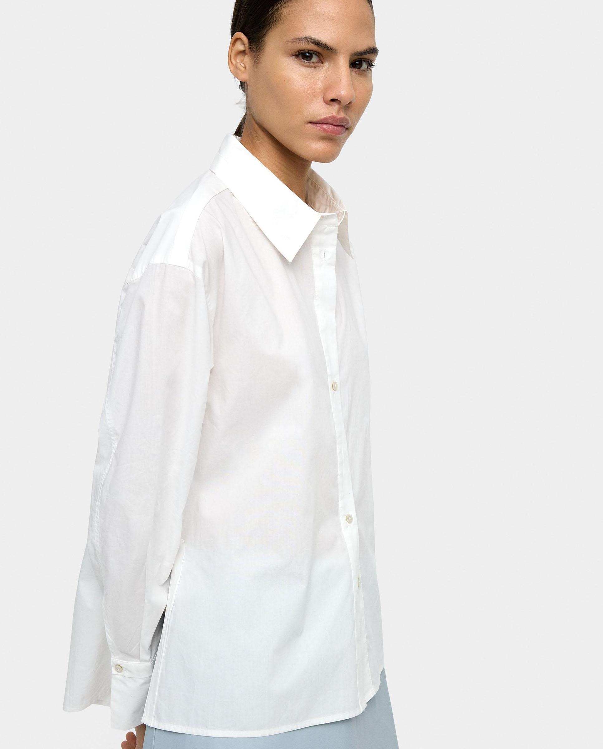Parfois - Camisa de mujer de manga larga estilo oversize.