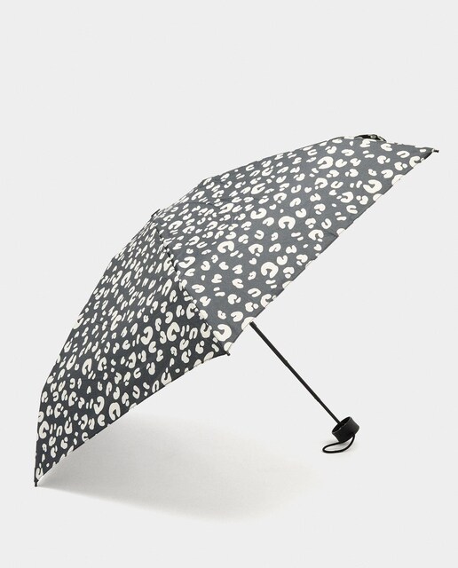 Imagen 0 de Paraguas pequeño con estampado animal print