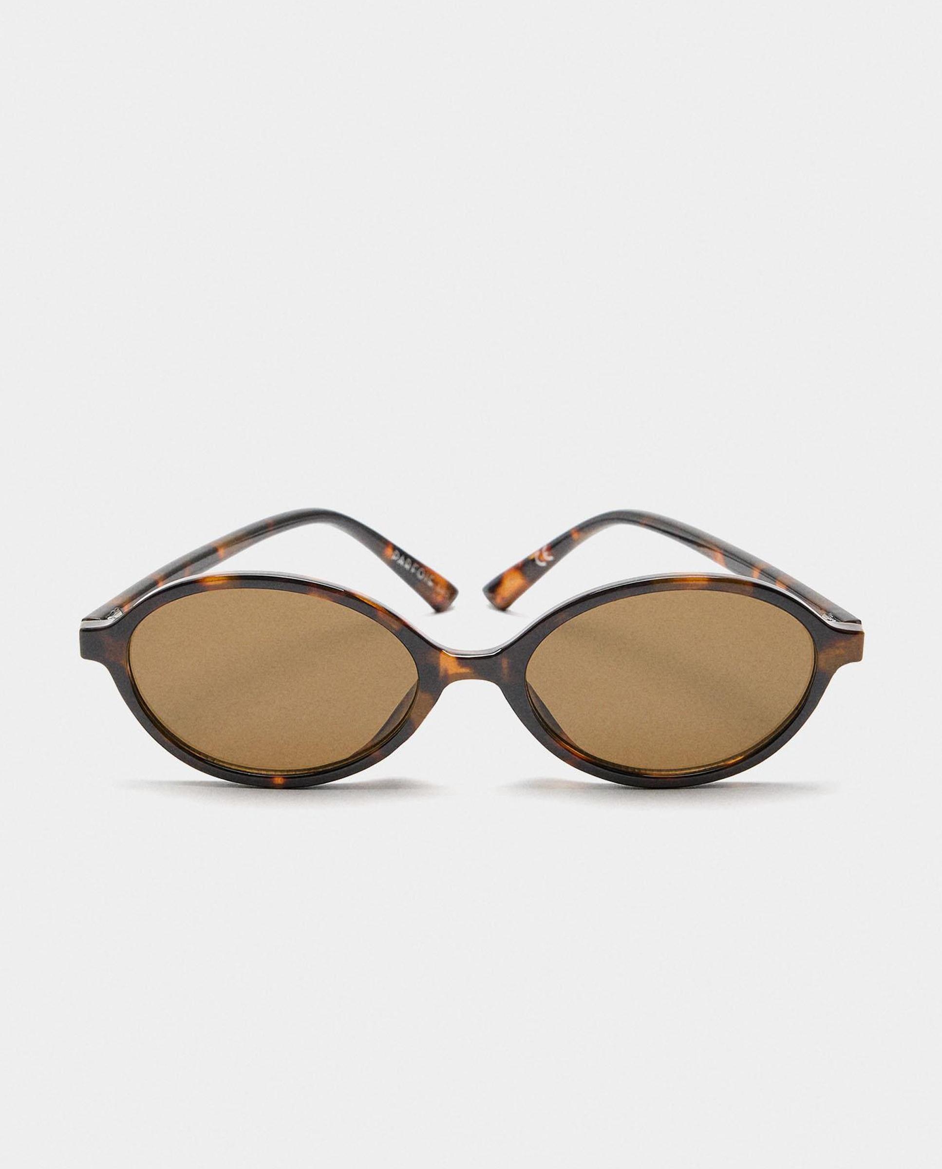 Gafas de sol de mujer con protección uv y forma redonda - Parfois - Marrón Marrón-1