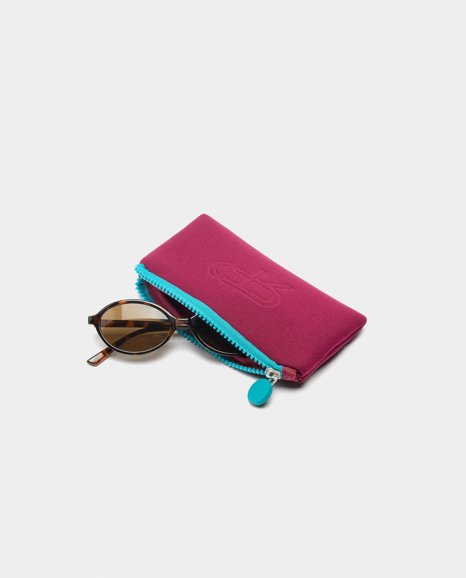 Gafas de sol de mujer con protección uv y forma redonda - Parfois - Marrón Marrón-4