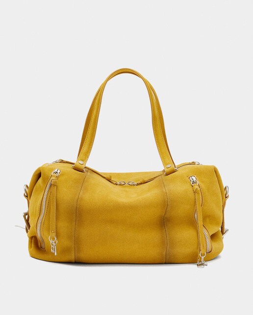 Imagen 0 de Bolso de mano The Book Club estilo tote de piel con cierre de cremallera en liso