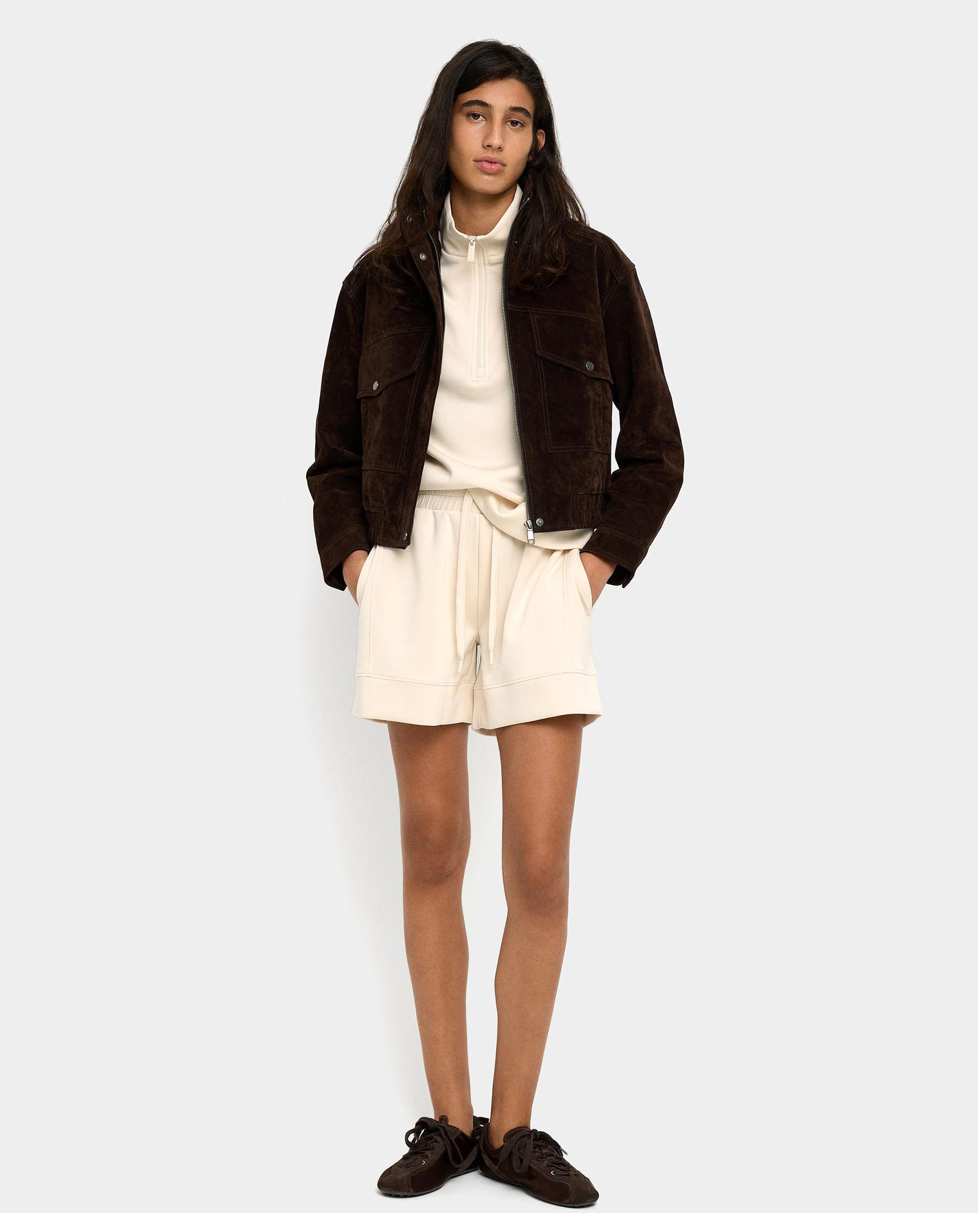 Parfois - Short de mujer con cinturilla elástica en liso.