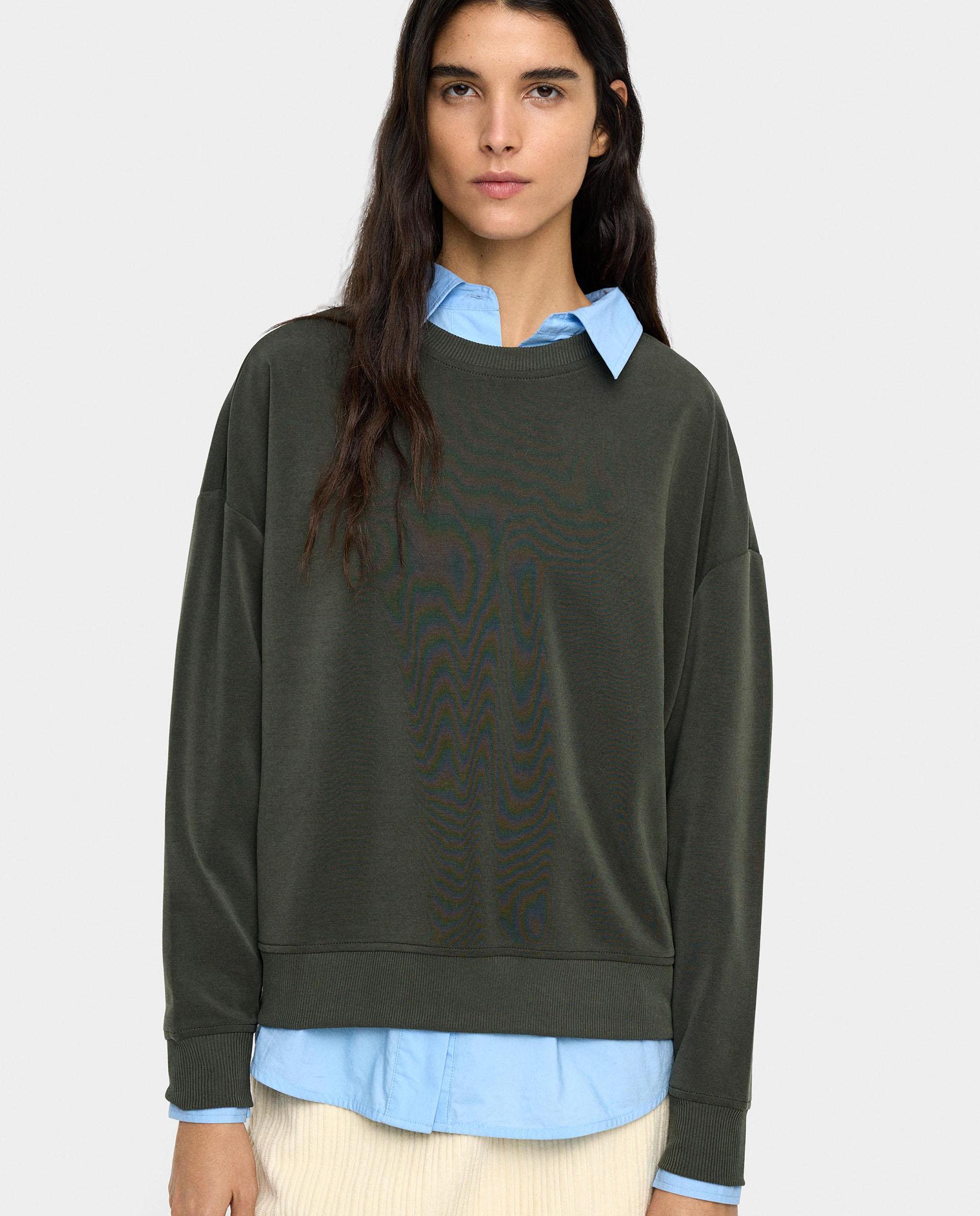 Parfois - Sudadera de mujer básica en liso.