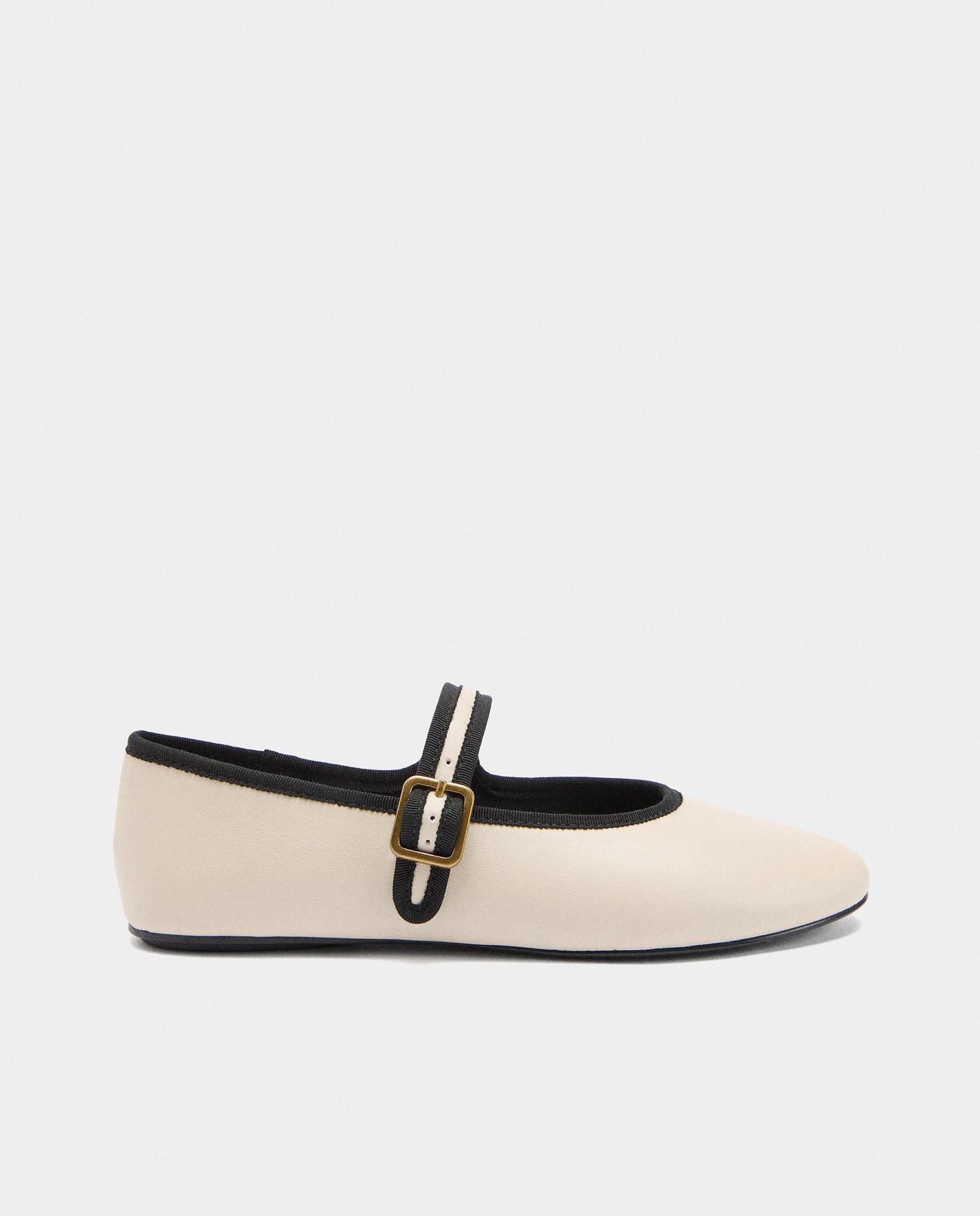 Parfois - Bailarinas planas de mujer con tira ajustable y plantilla acolchada.